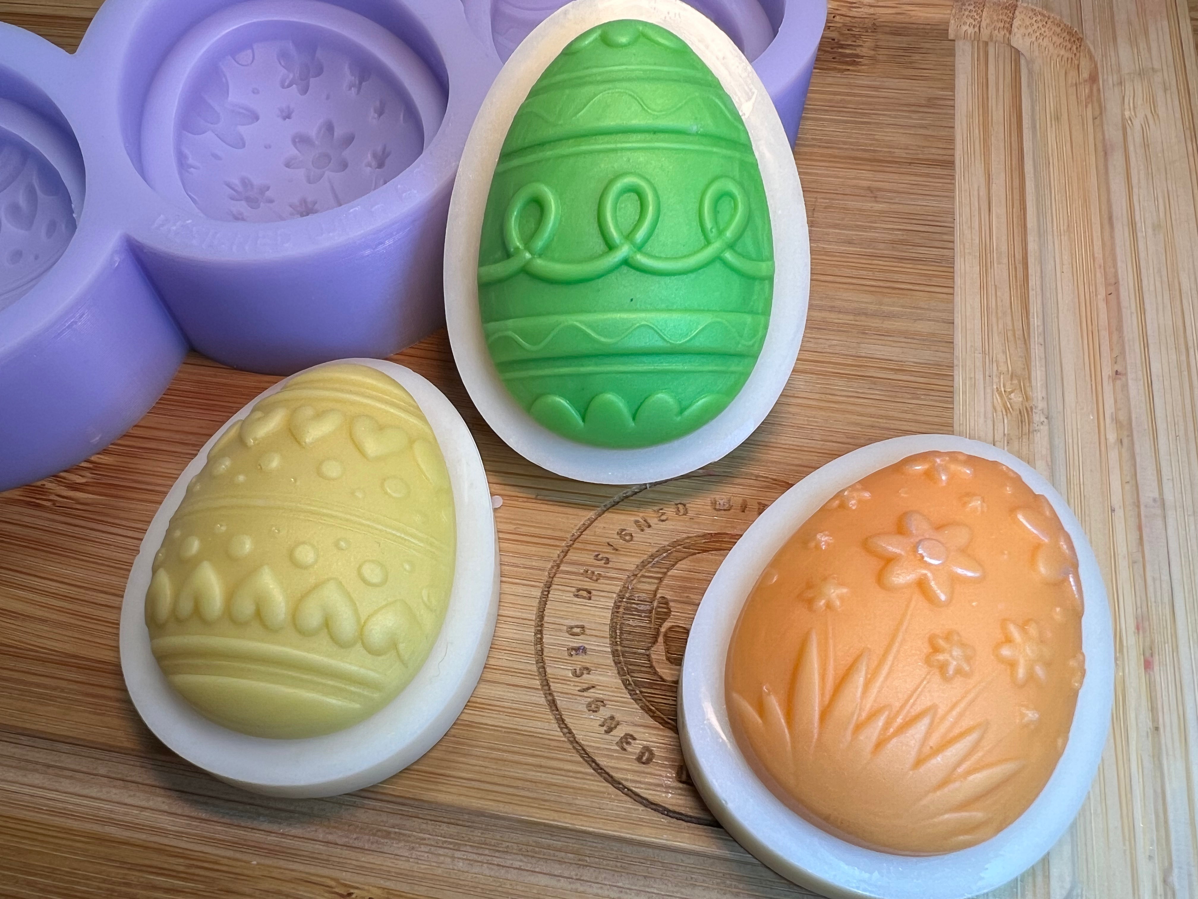3d Easter Egg Wax Melt Silicone Mold - Designed with a Twist - Top quality silicone molds made in the UK.