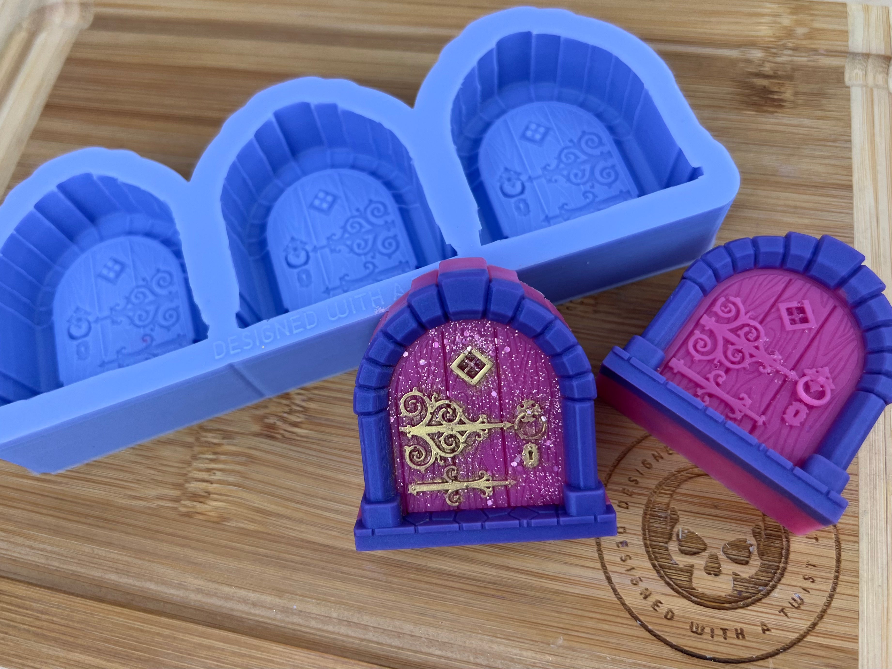 3D Fairy Door Wax Melt Silicone Mold - Designed with a Twist - Top quality silicone molds made in the UK.