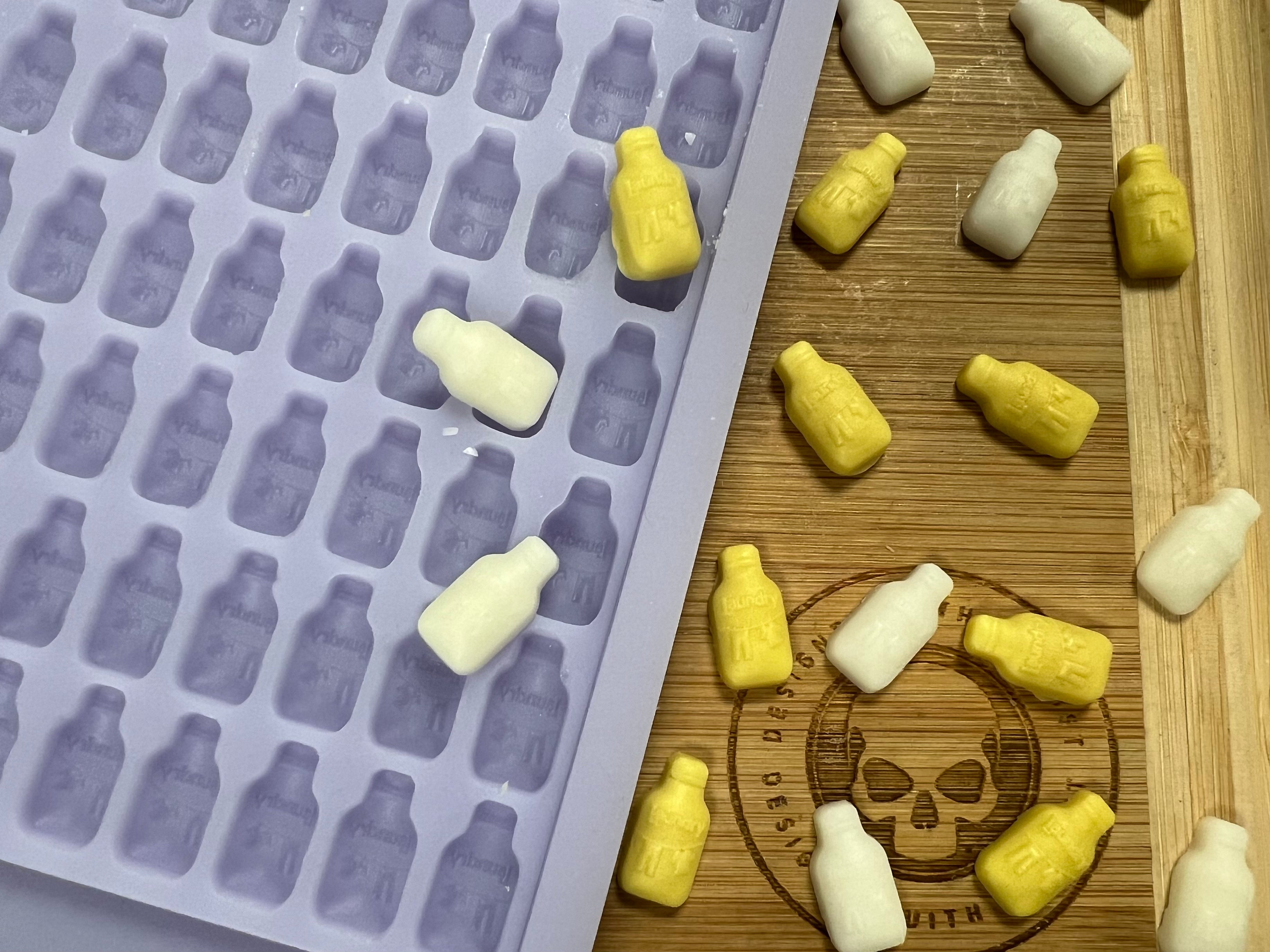 Laundry Bottle Scrape n Scoop Wax Tray Silicone Mold - Designed with a Twist - Top quality silicone molds made in the UK.