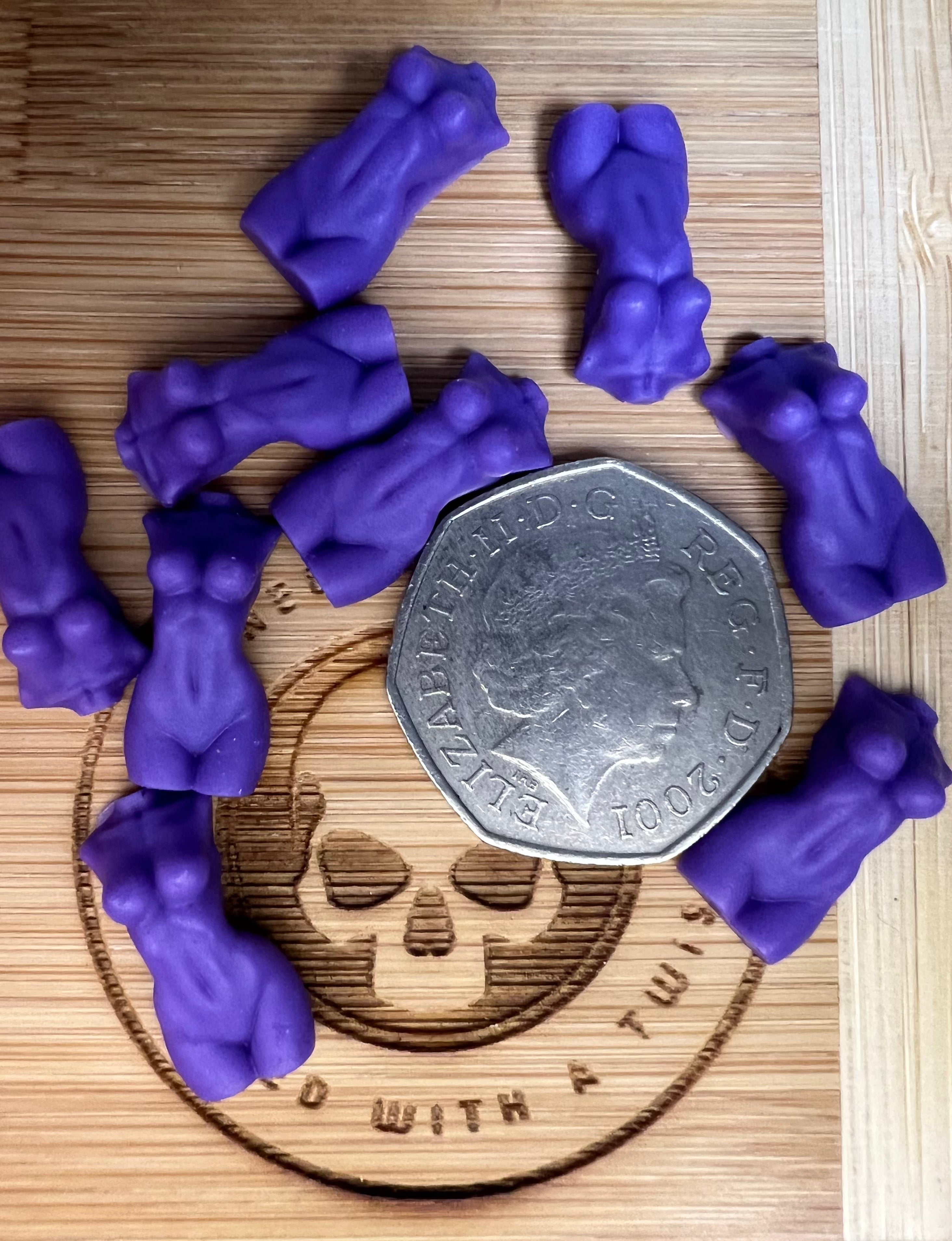 Goddess Torso Scrape n Scoop Wax Silicone Mold - Designed with a Twist - Top quality silicone molds made in the UK.