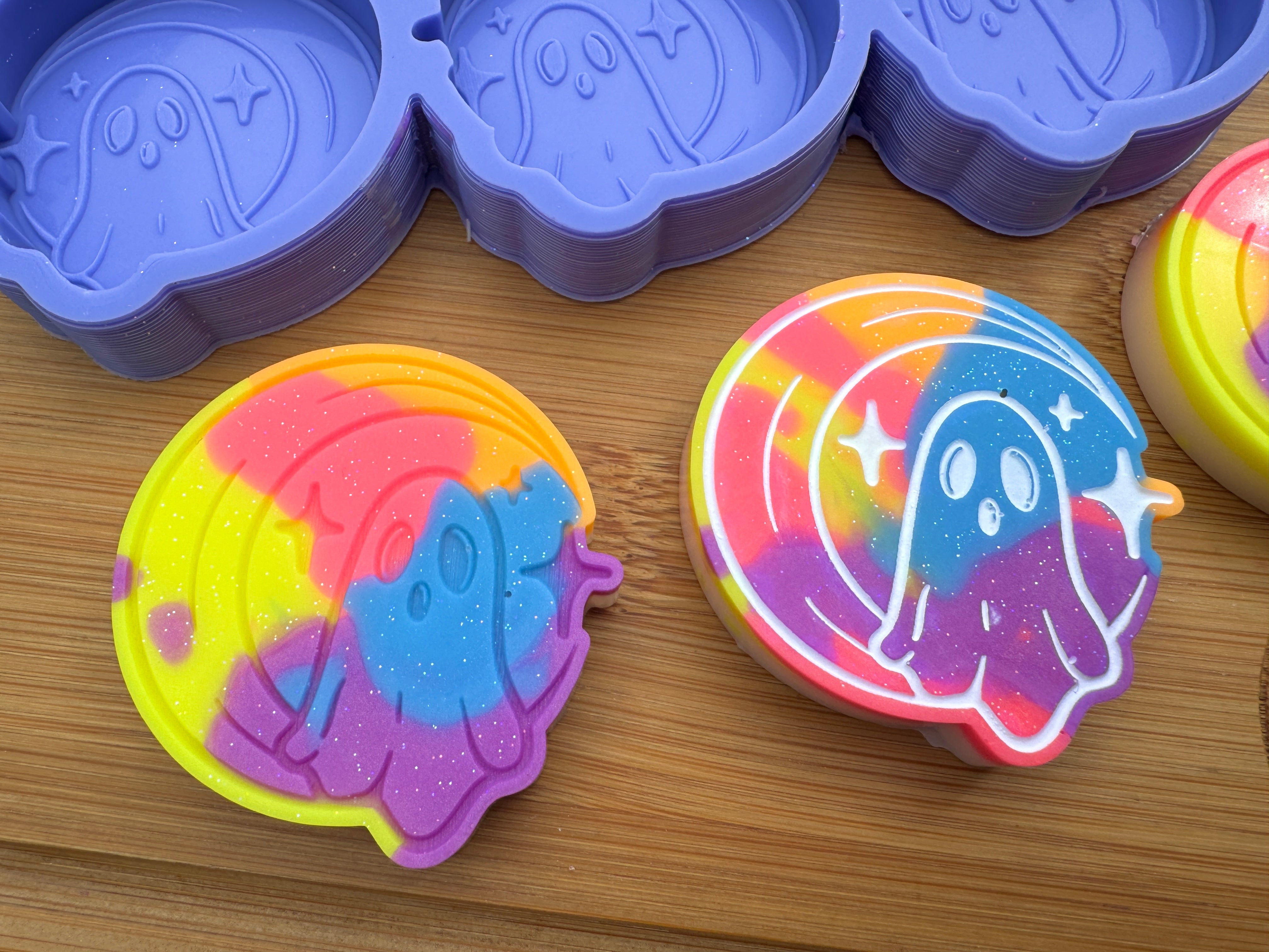 Ghost Moon Silicone Trio Mold