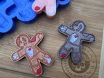 Zombie Gingerbread Man Wax Melt Silicone Mold