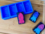 Rocket Silicone Mold - HoBa Edition - Designed with a Twist - Top quality silicone molds made in the UK.