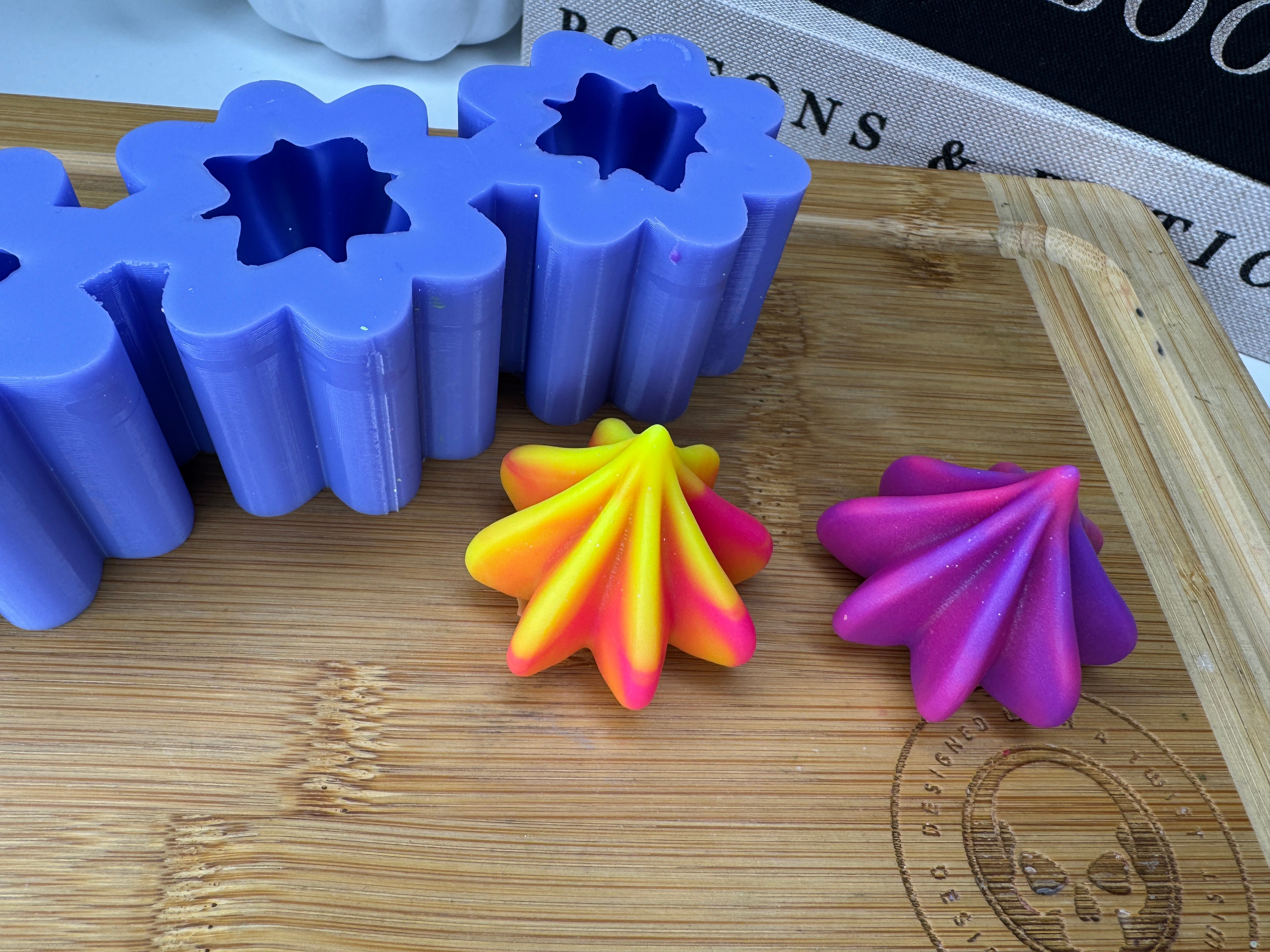 Large Drops Silicone Mold Trio