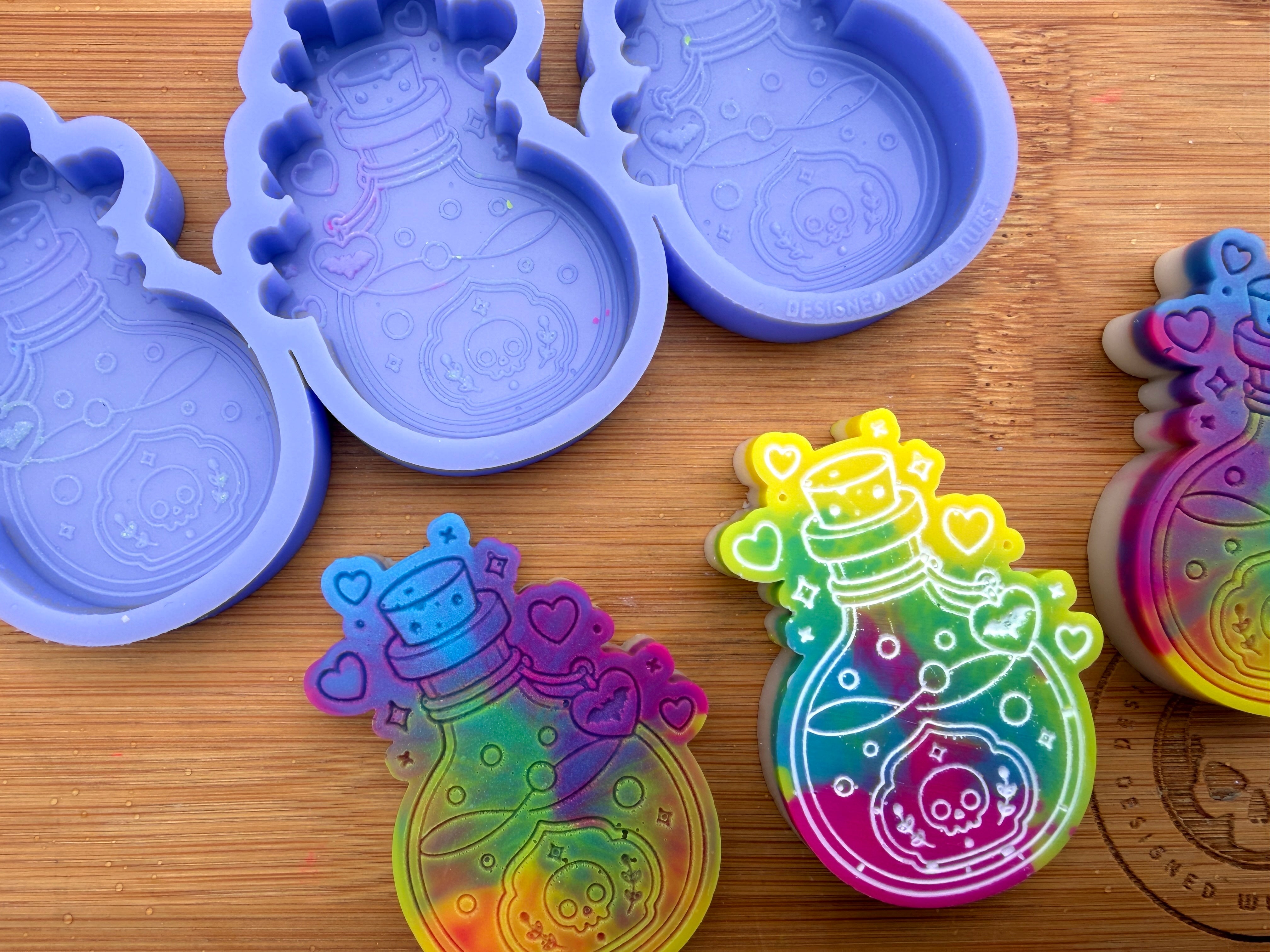 Toxic Love Potion Silicone Mold - 3 Cavities