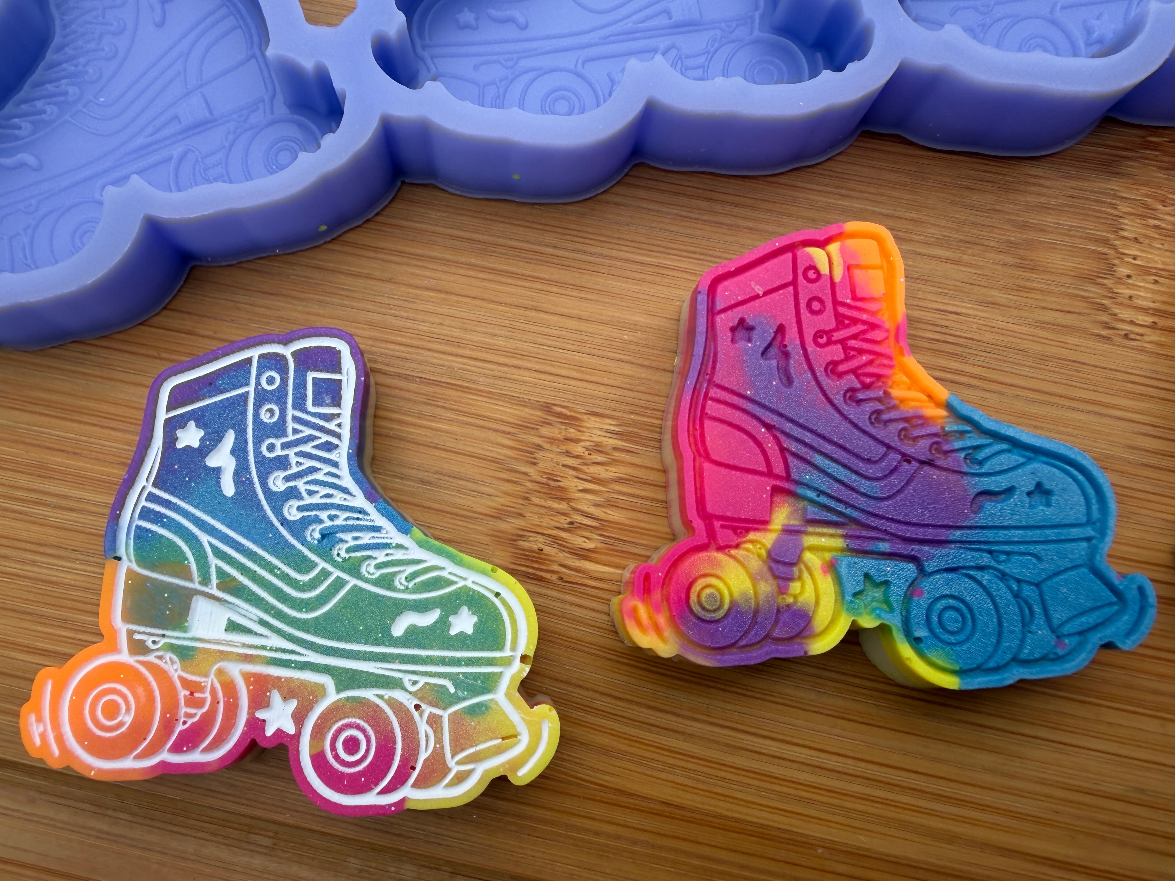 Roller Skate Silicone Mold Trio