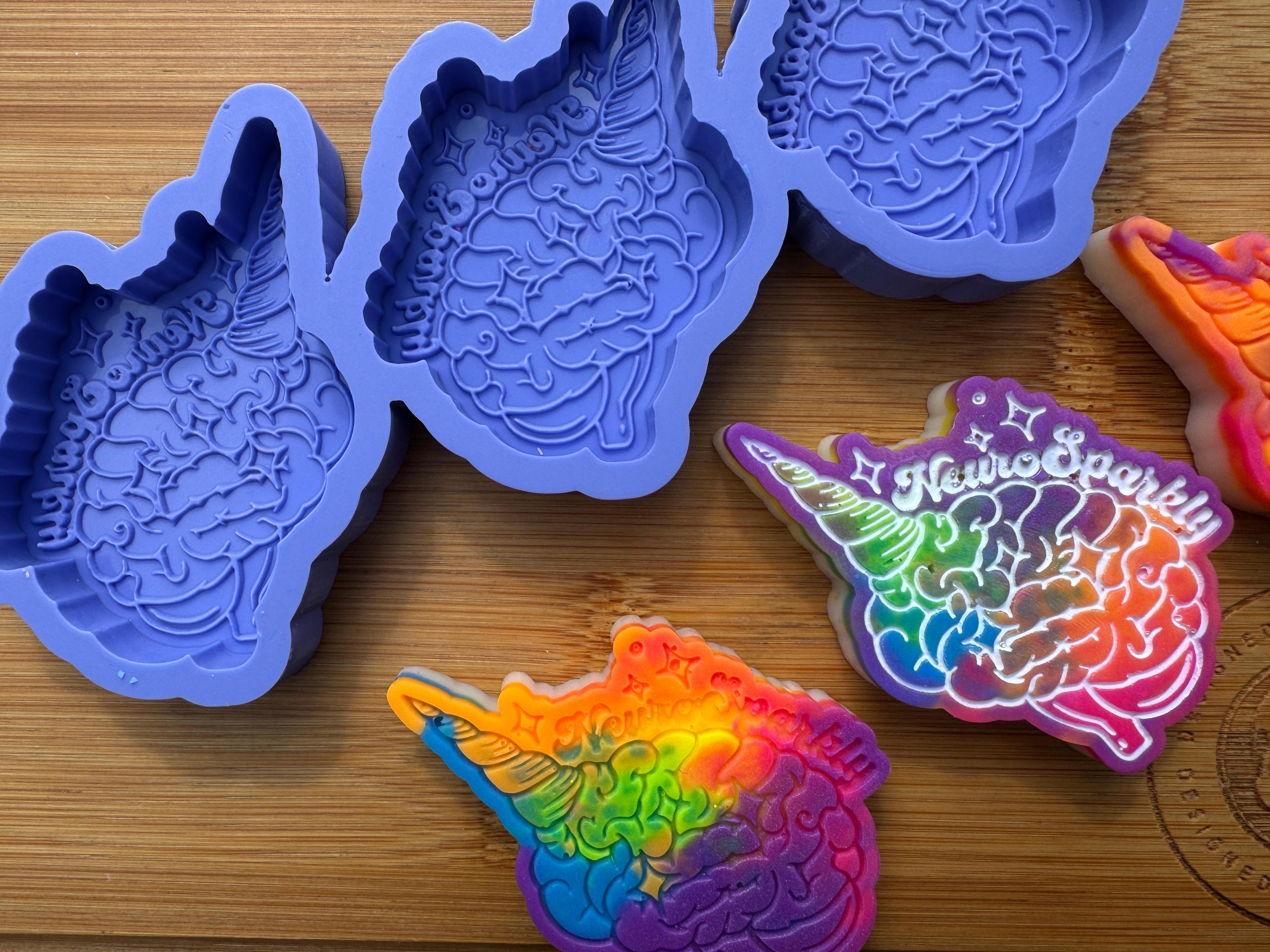 Neurosparkly Silicone Trio Mold