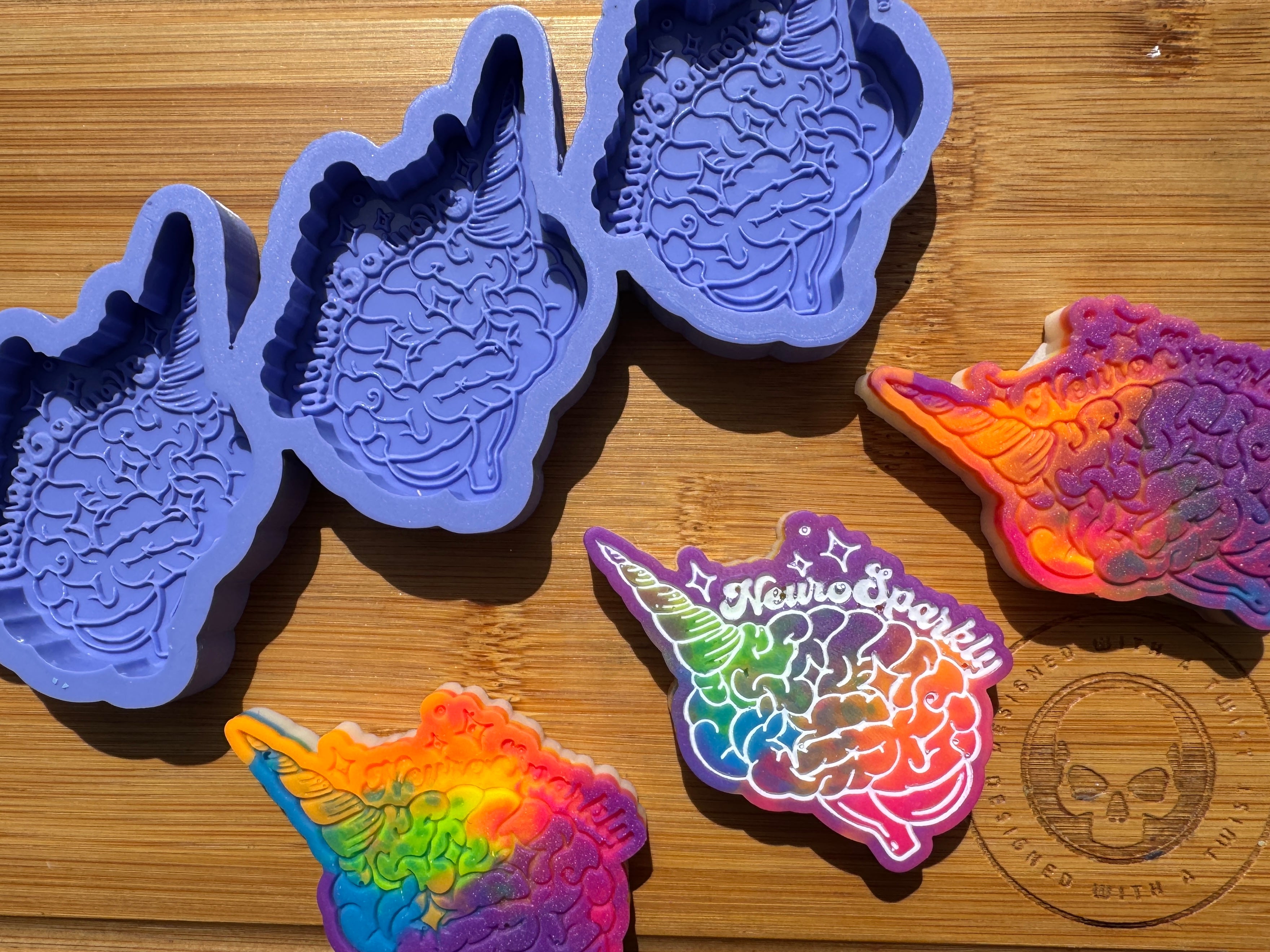 Neurosparkly Silicone Trio Mold