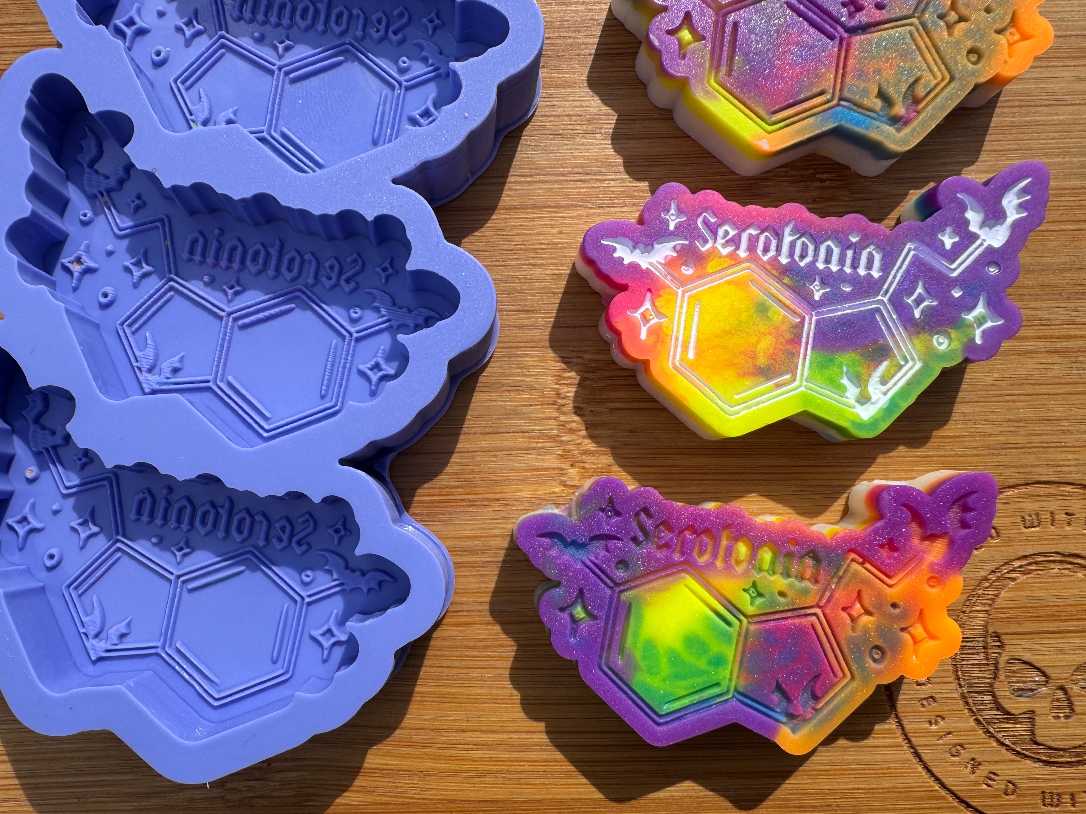 Serotonin Silicone Trio Mold
