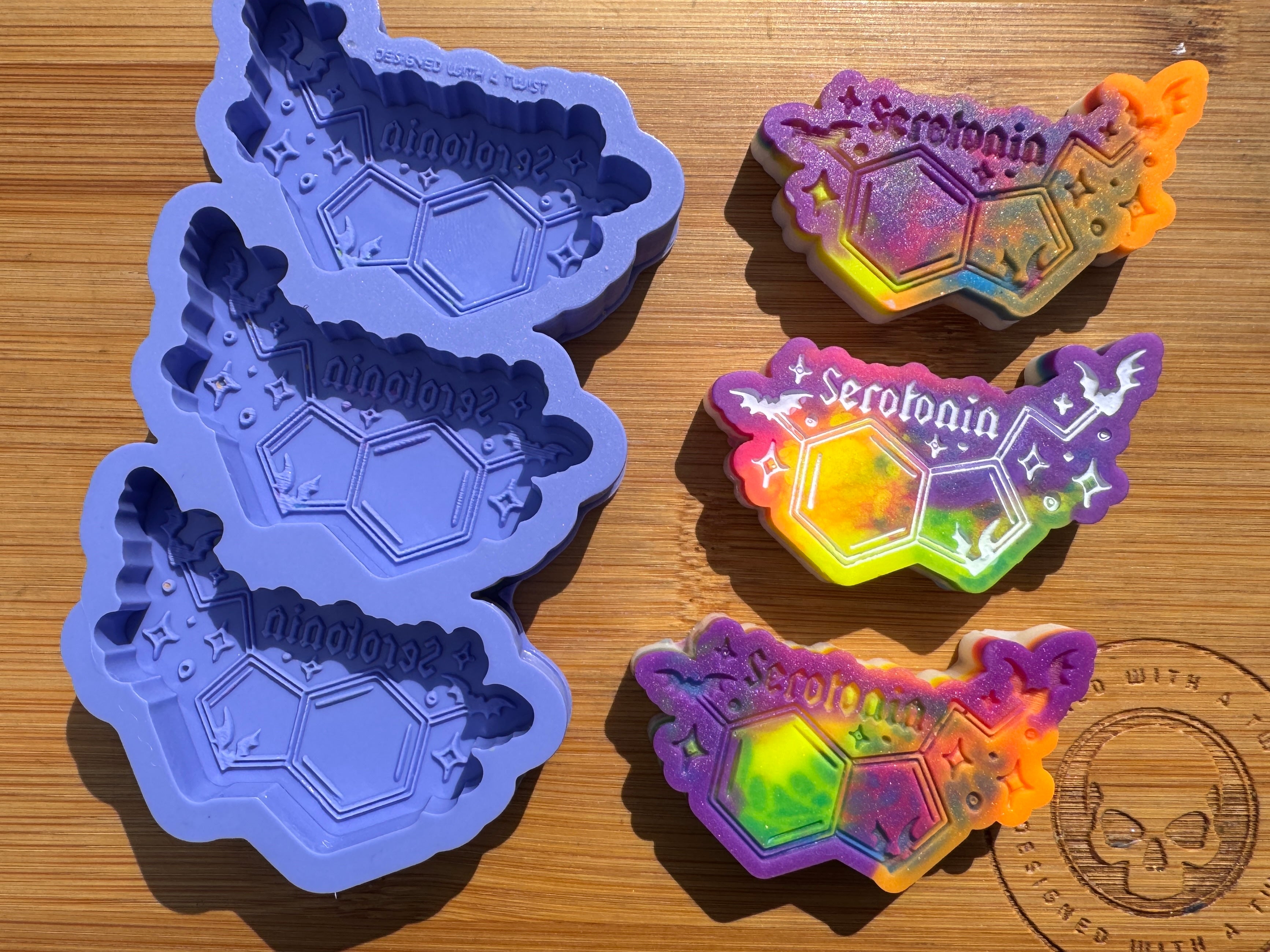 Serotonin Silicone Trio Mold