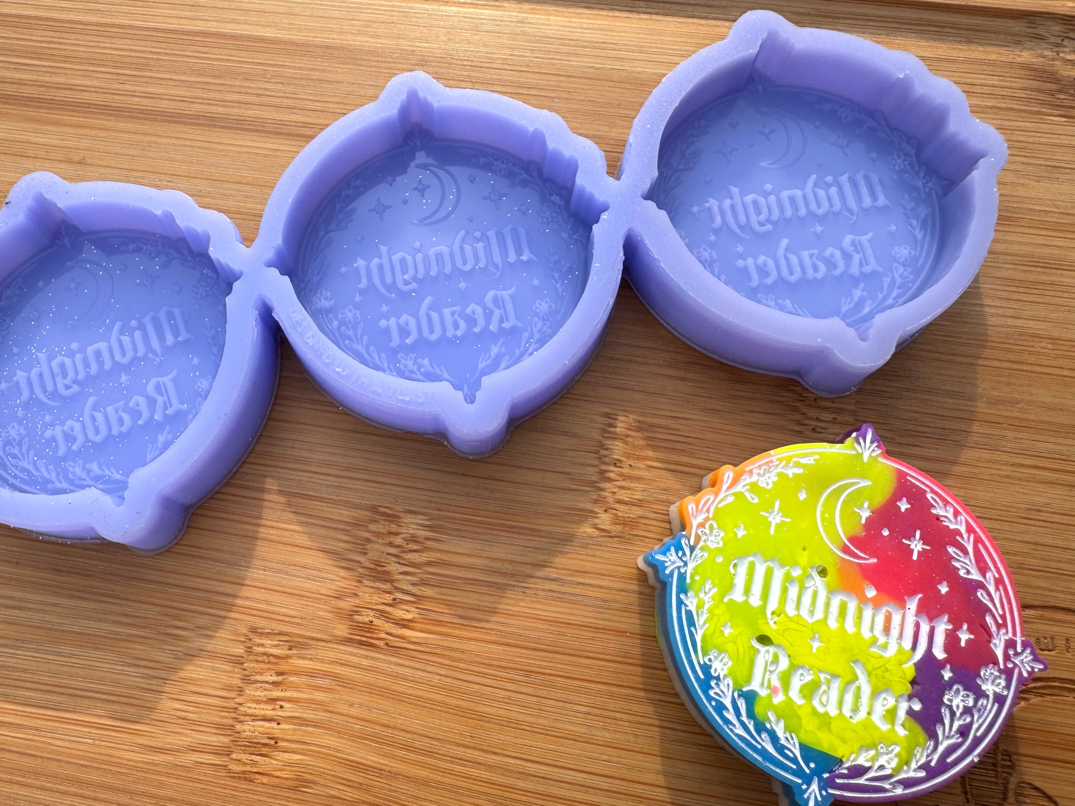 Midnight Reader Trio Silicone Mold