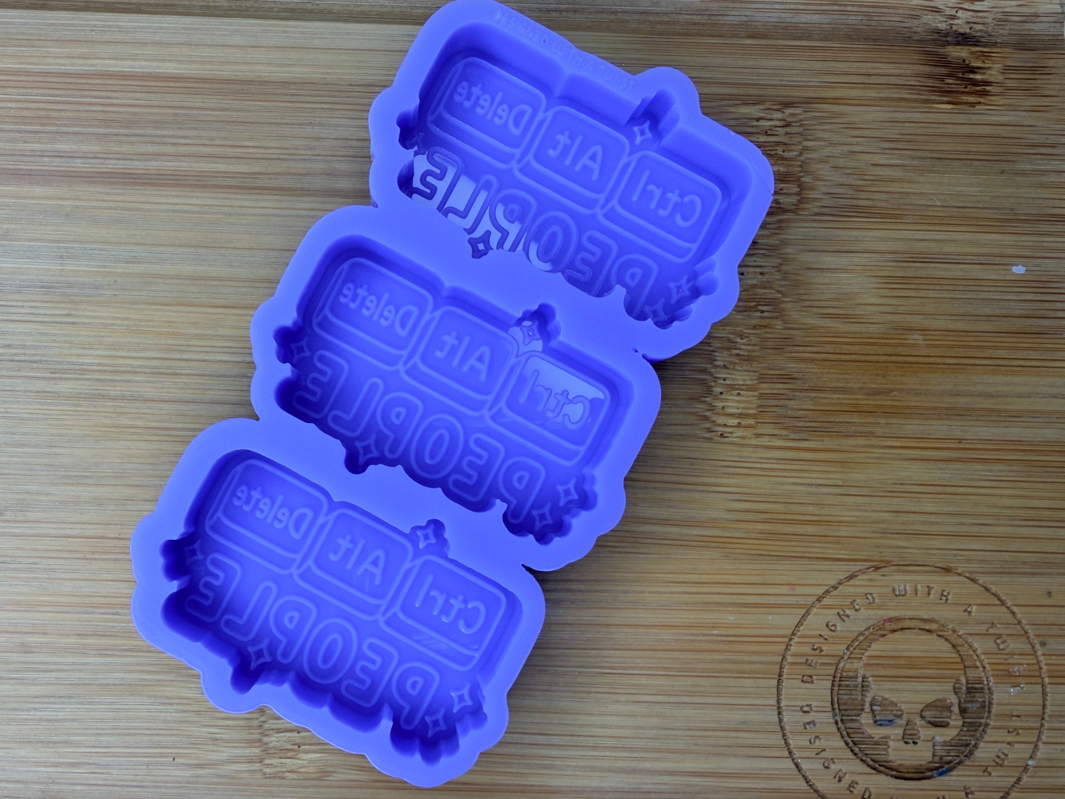 CTRL ALT DEL People Silicone Trio Mold
