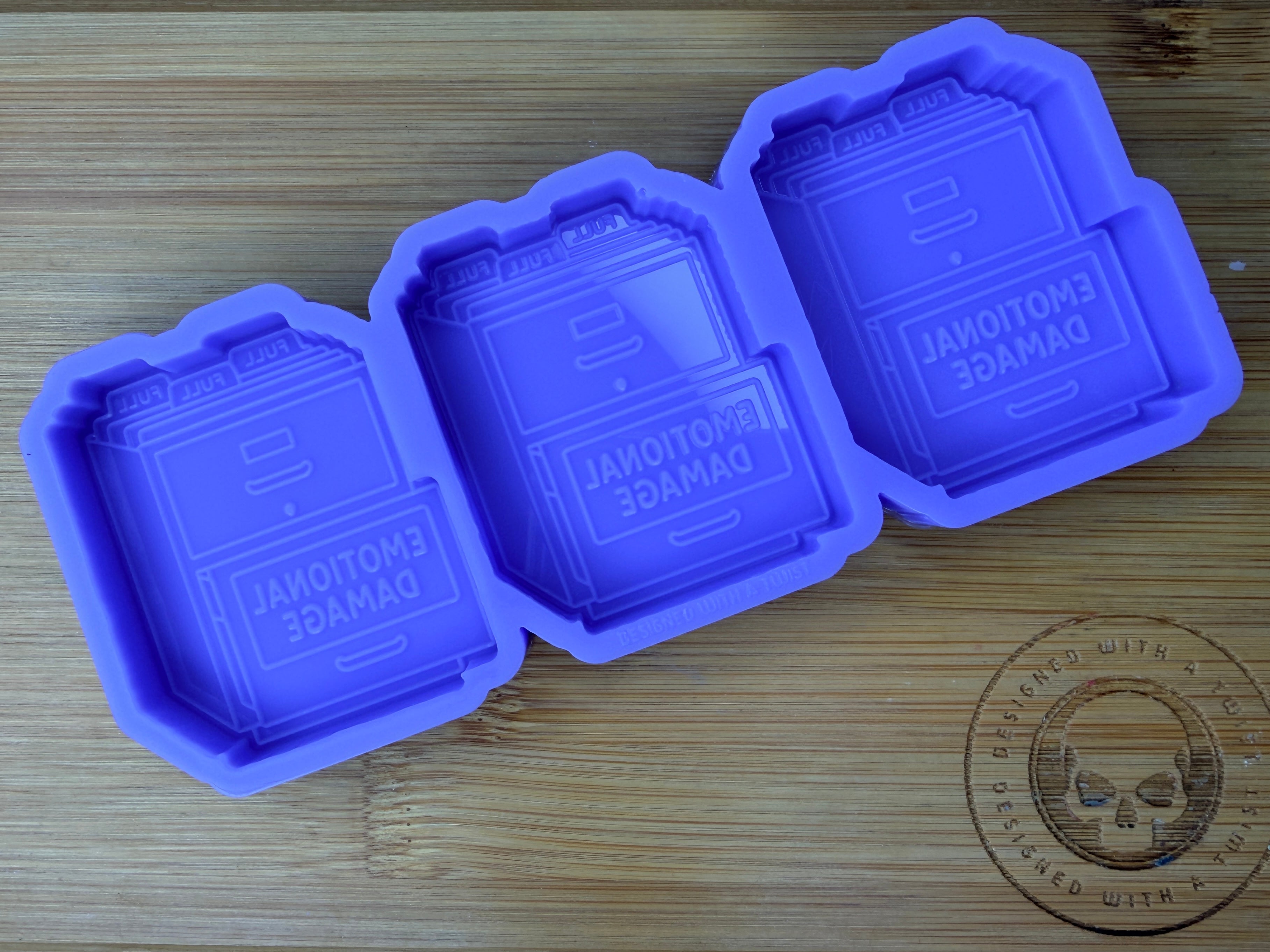 Emotional Damange Silicone Trio Mold