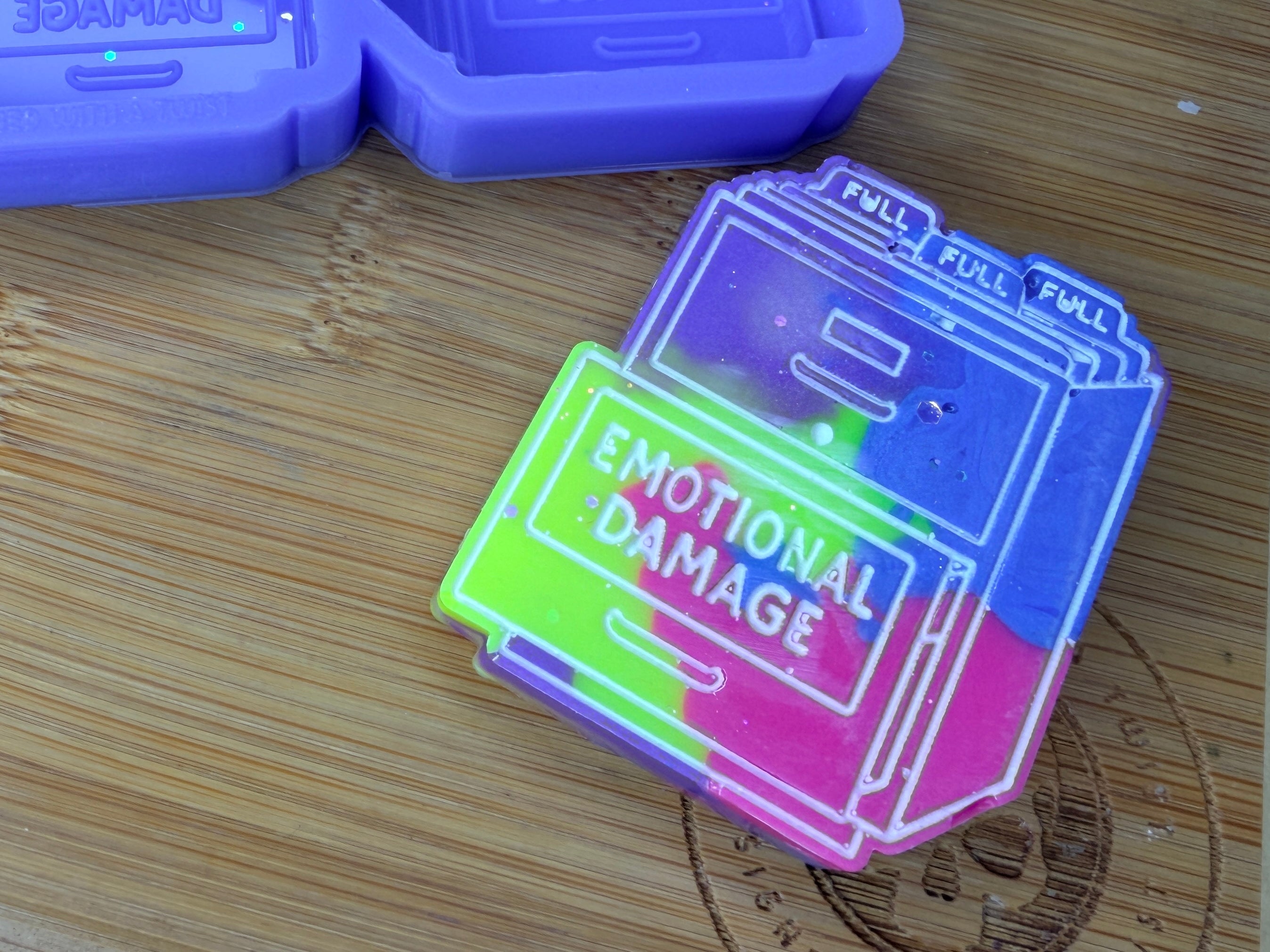 Emotional Damange Silicone Trio Mold
