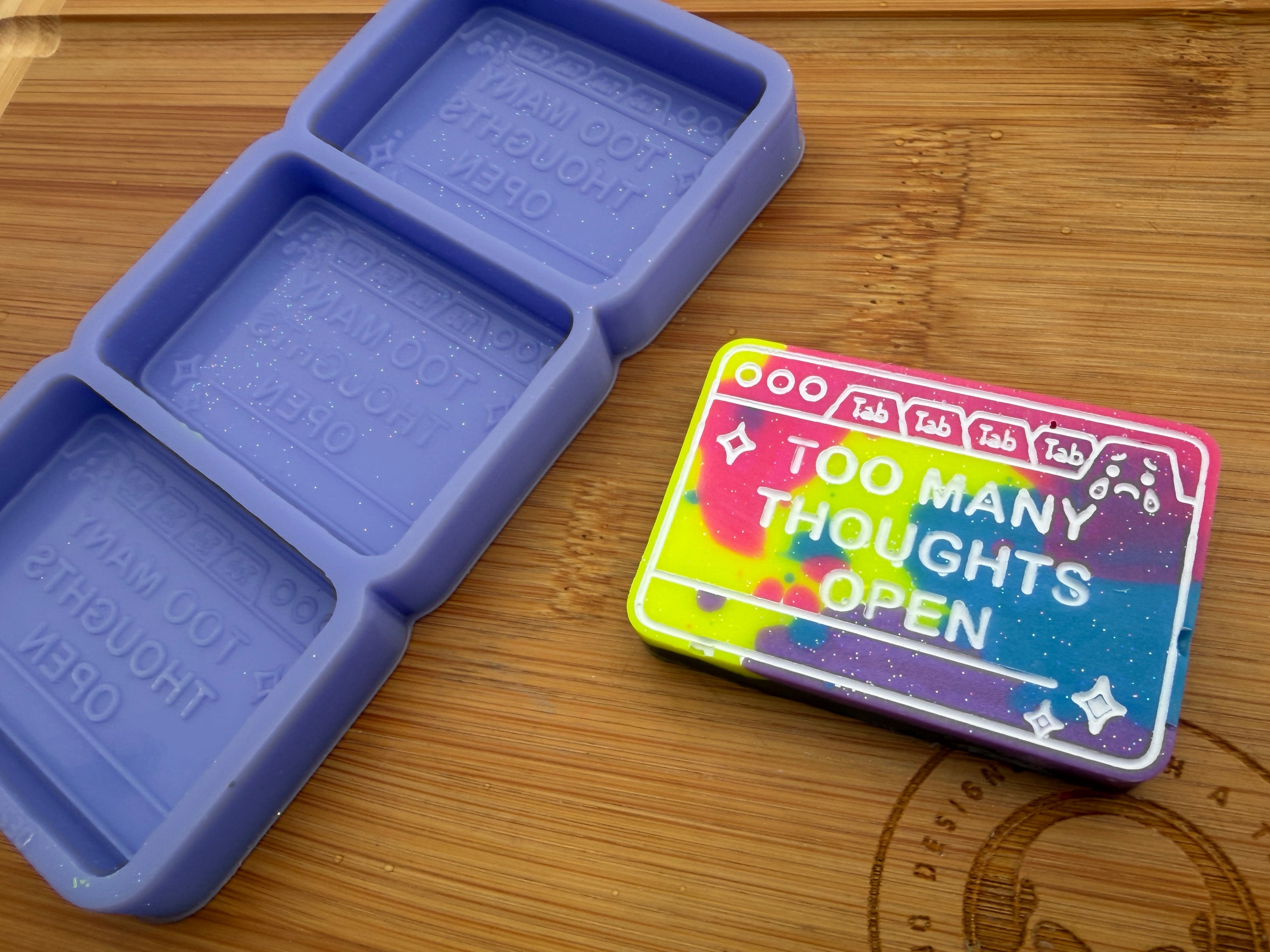 Too Many Thoughts Silicone Trio Mold