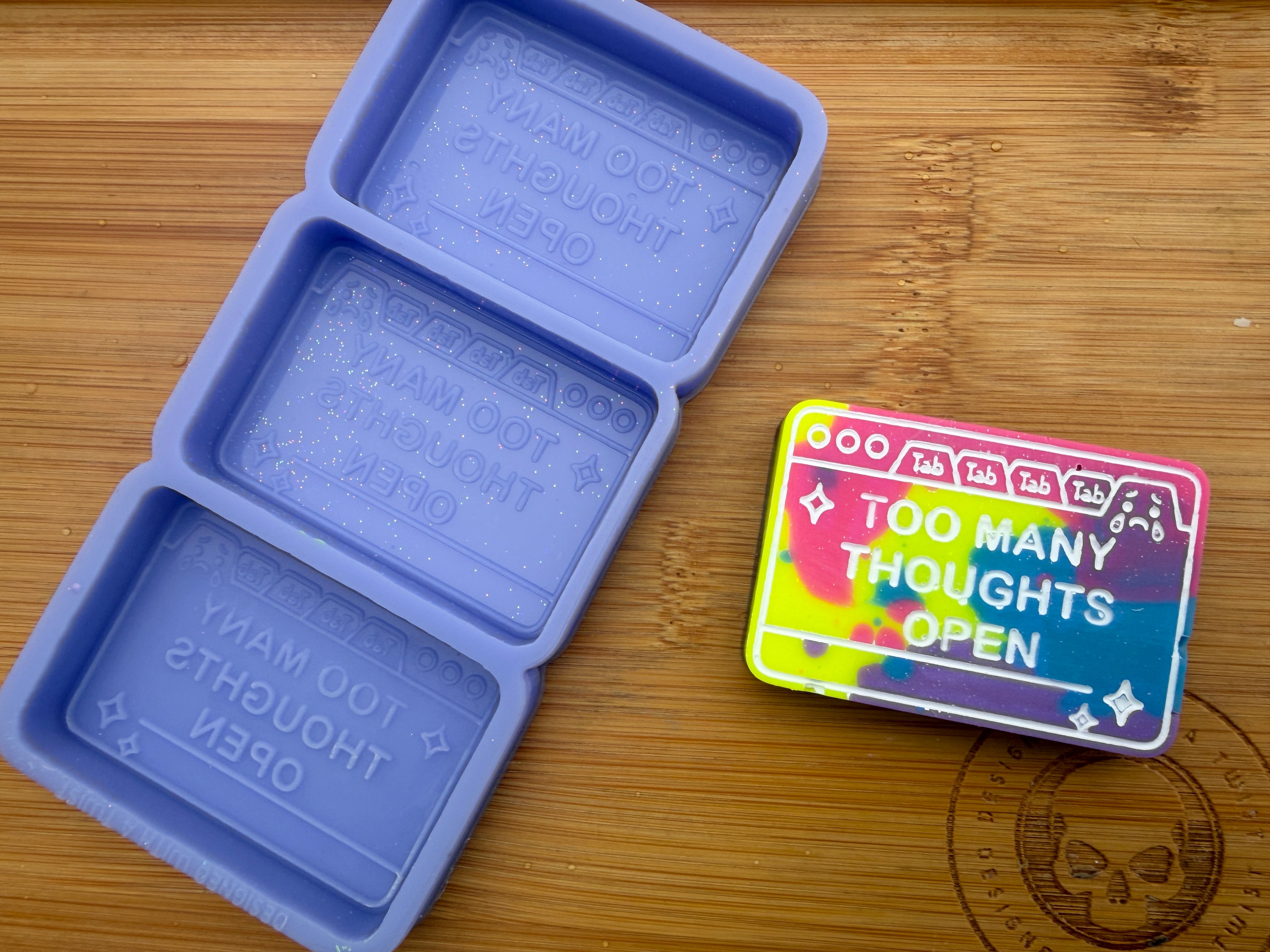 Too Many Thoughts Silicone Trio Mold