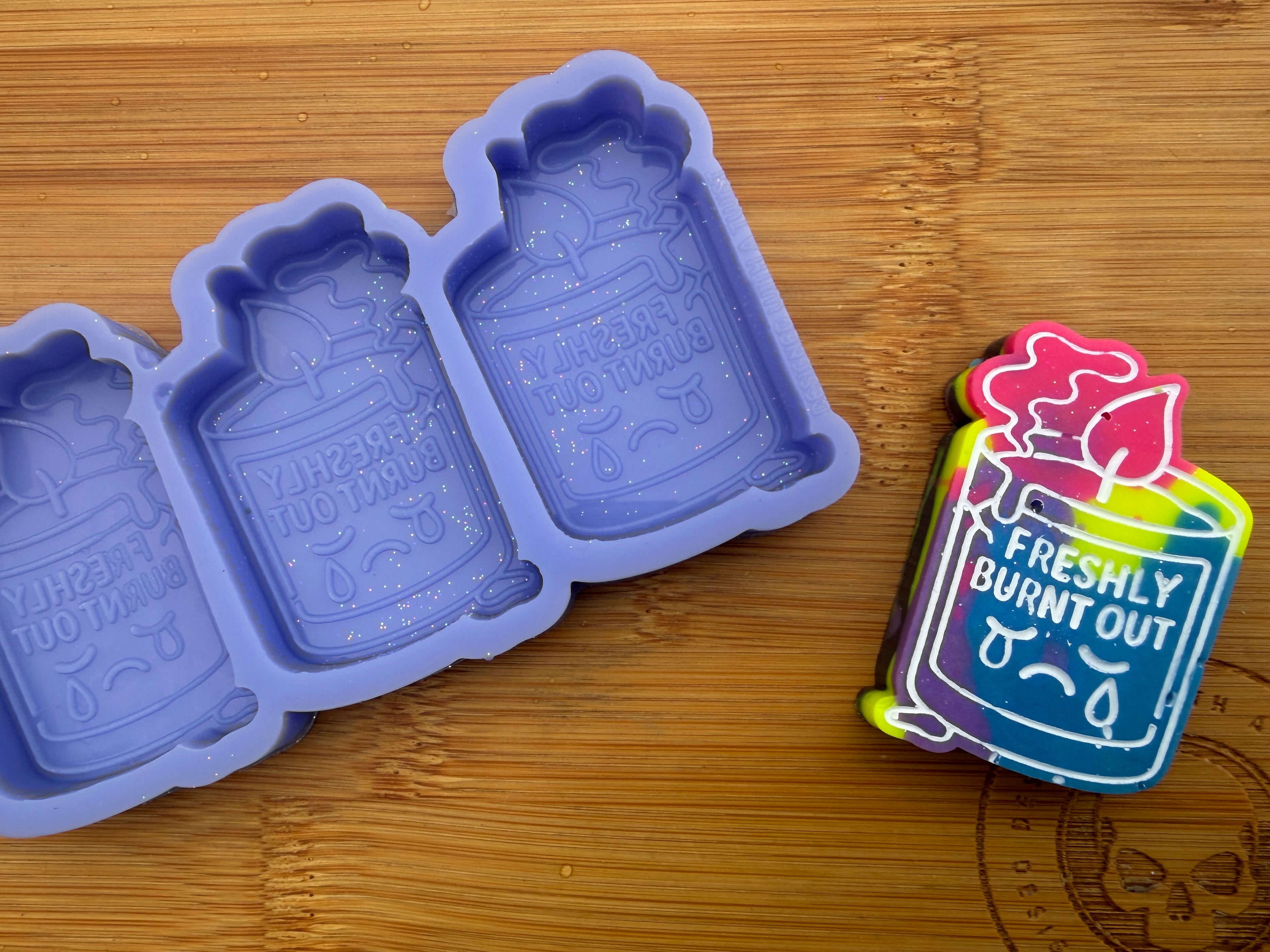Freshly Burnt Out Silicone Trio Mold