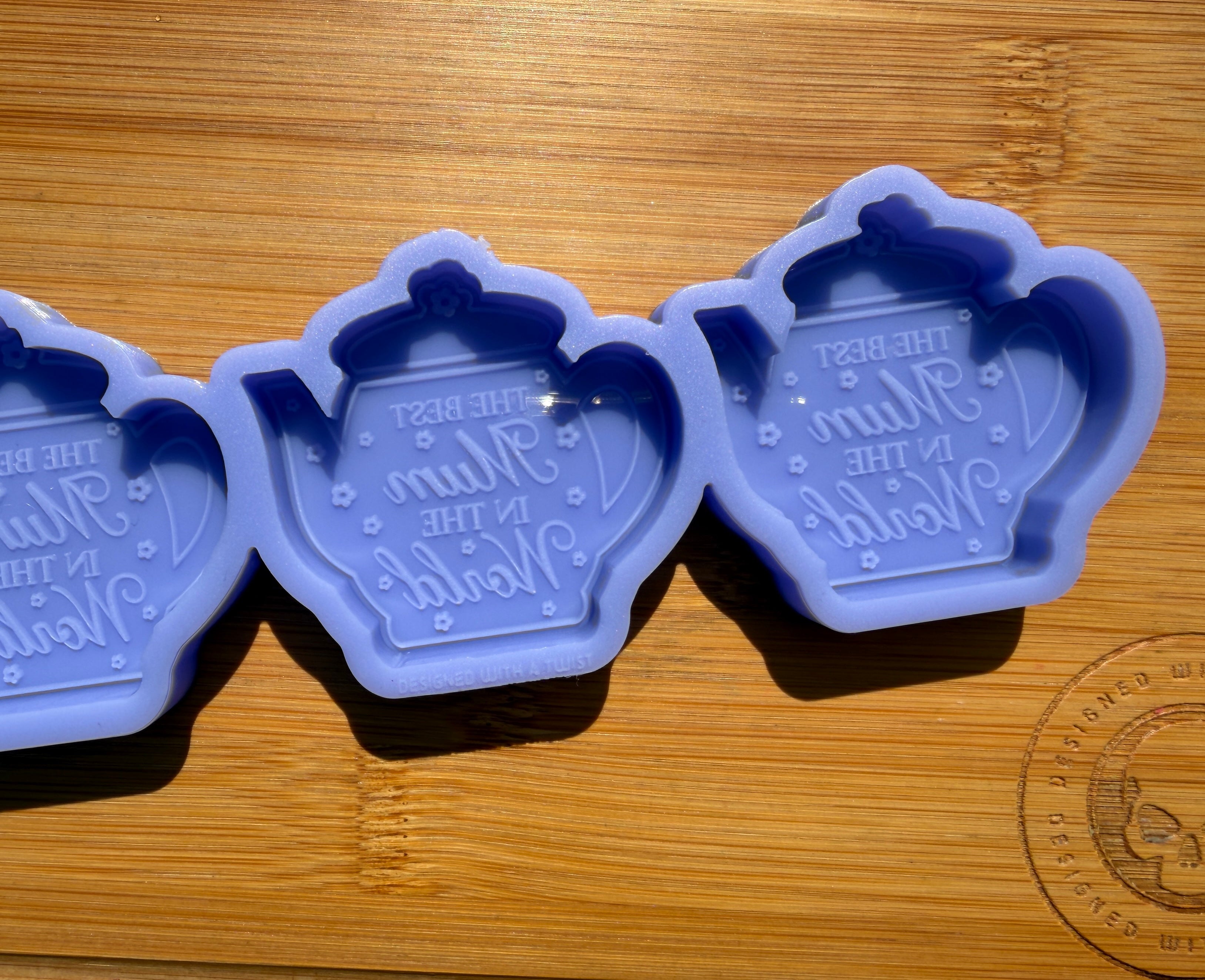 Best Mum Teapot Silicone Mold Trio