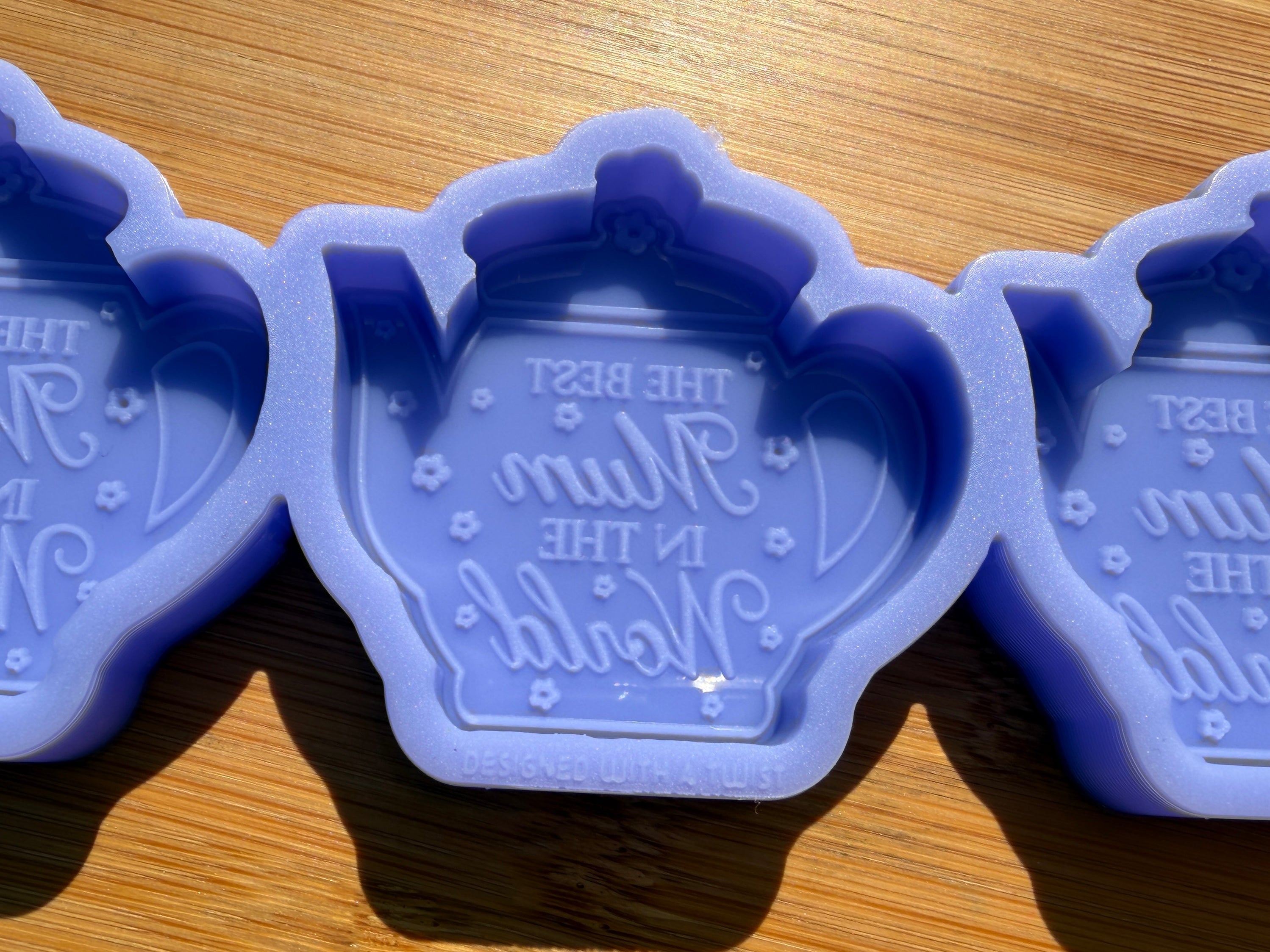 Best Mum Teapot Silicone Mold Trio