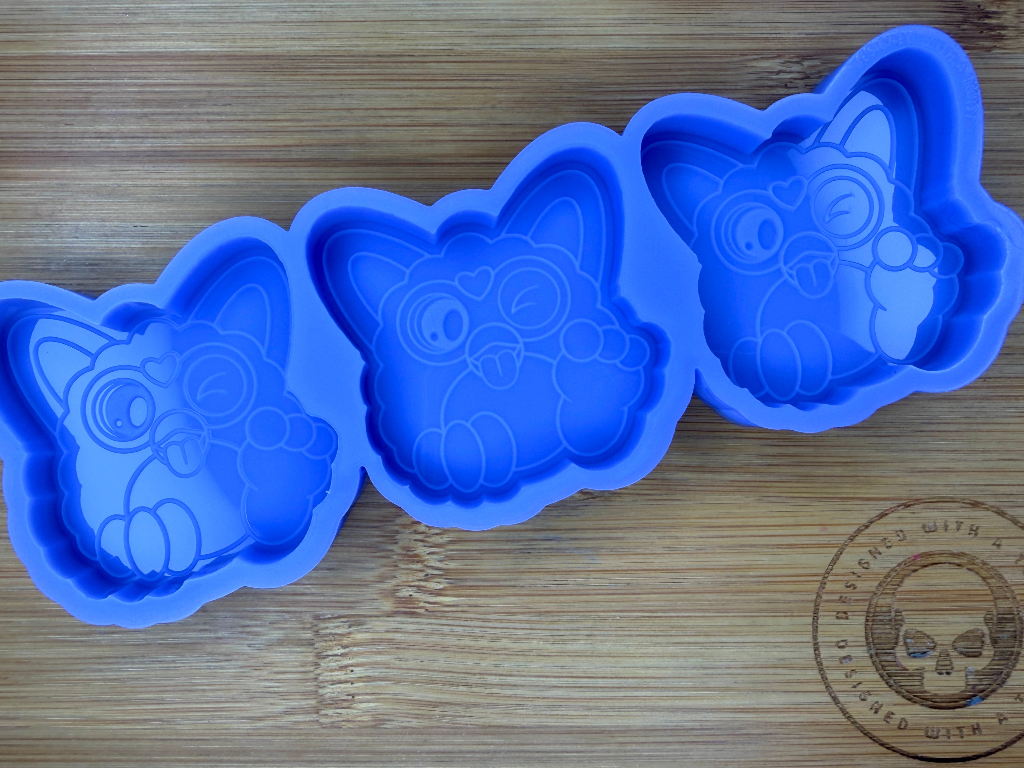 Fur-Baby Silicone Mold Trio