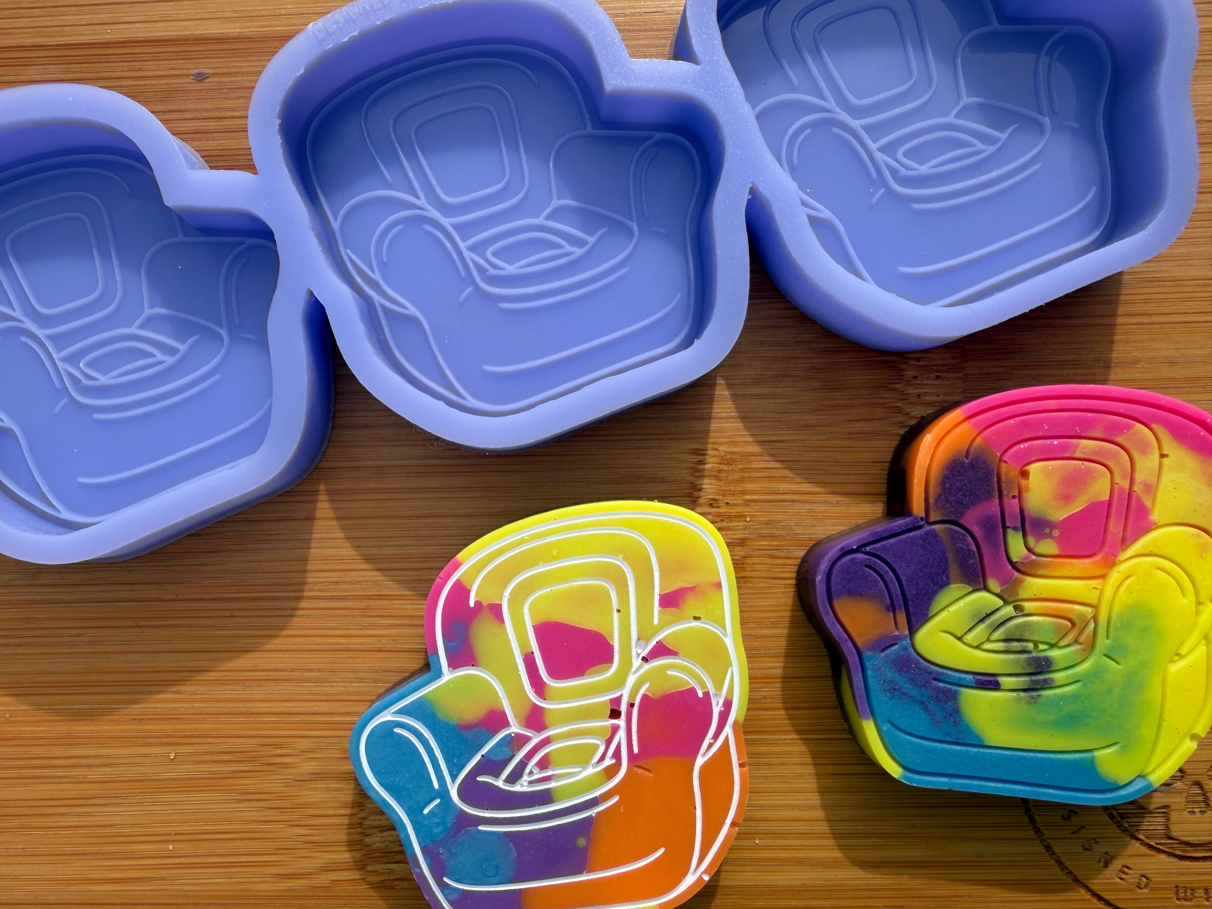 Inflatable Chair Silicone Mold Trio