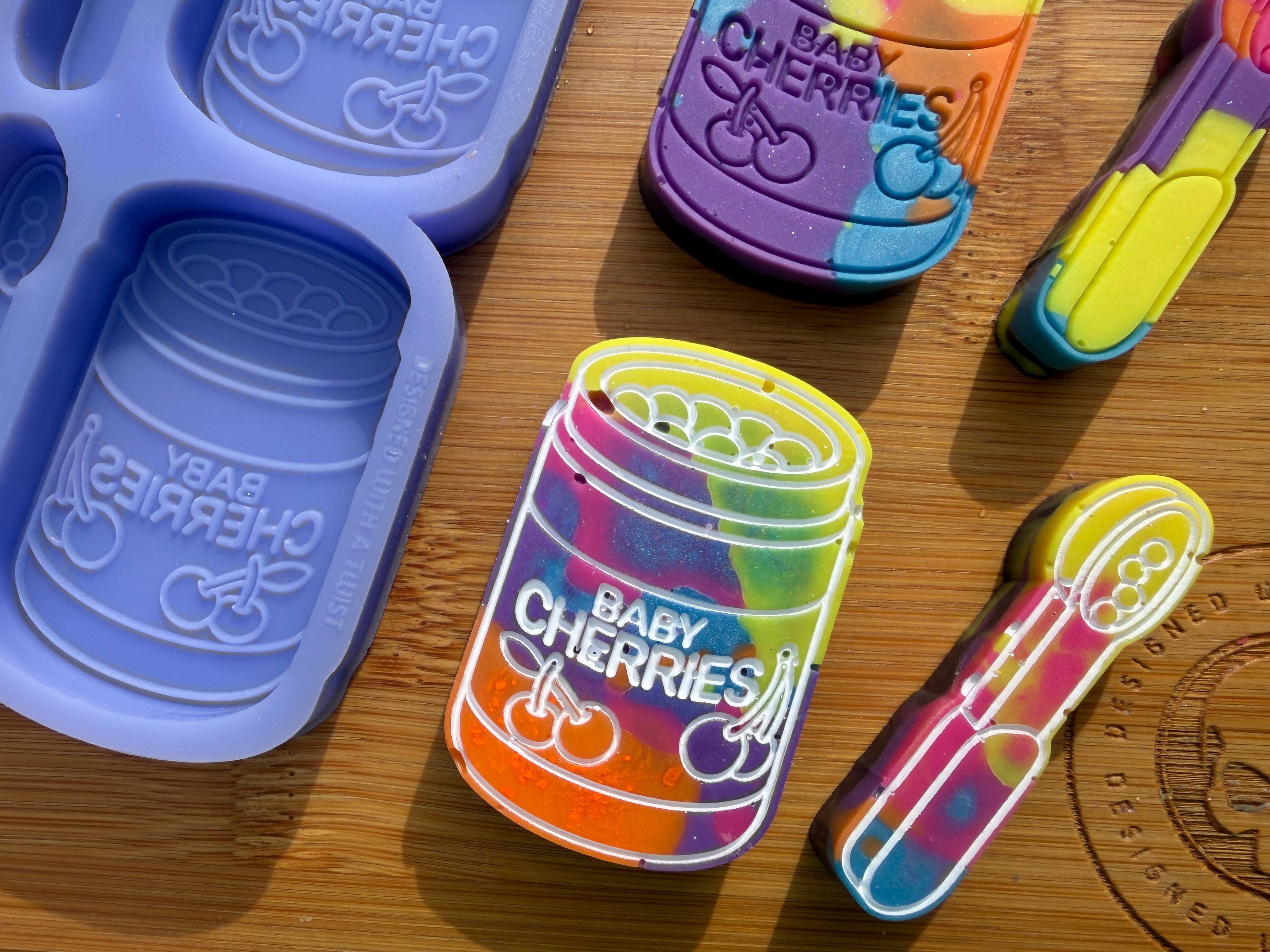 Cherry Baby Food Silicone Mold Trio