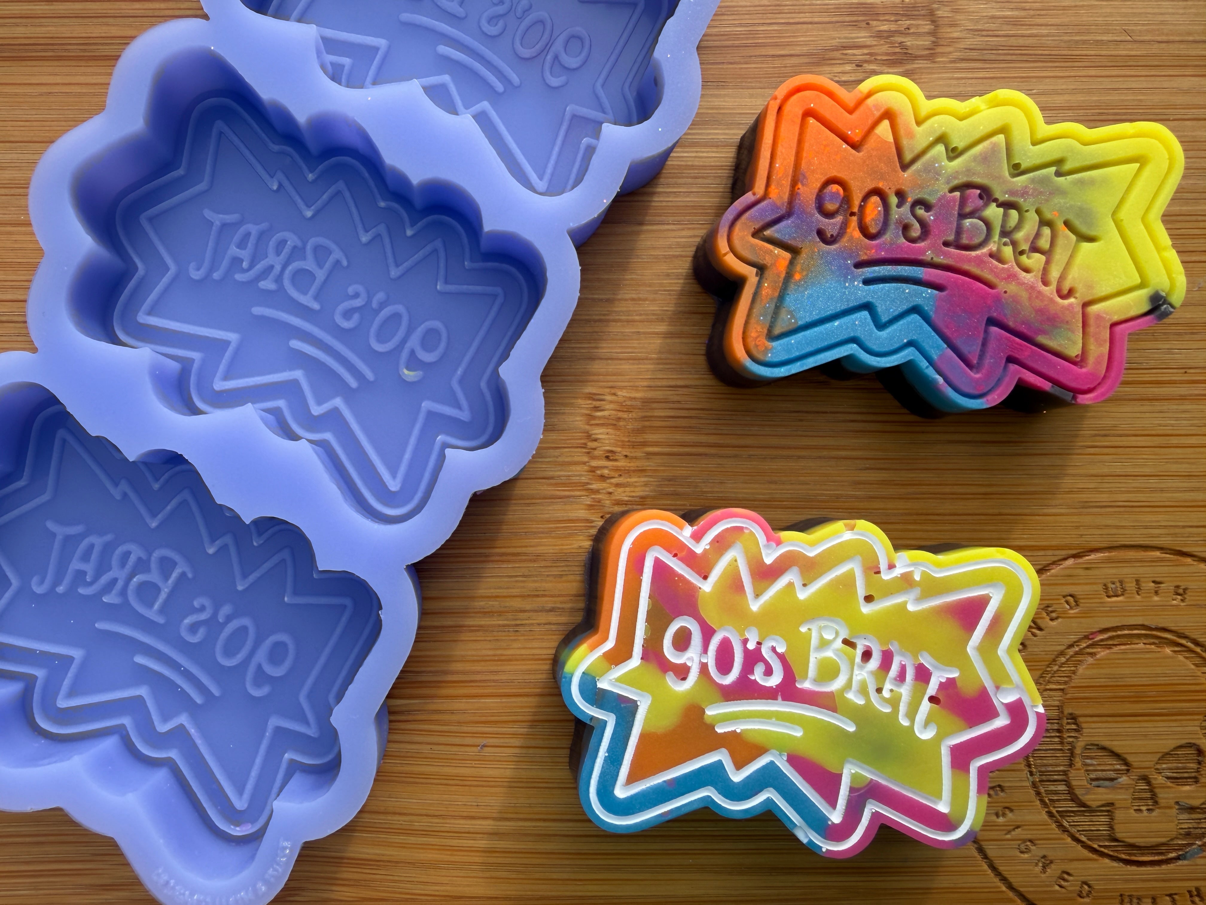 90's Brat Silicone Mold Trio