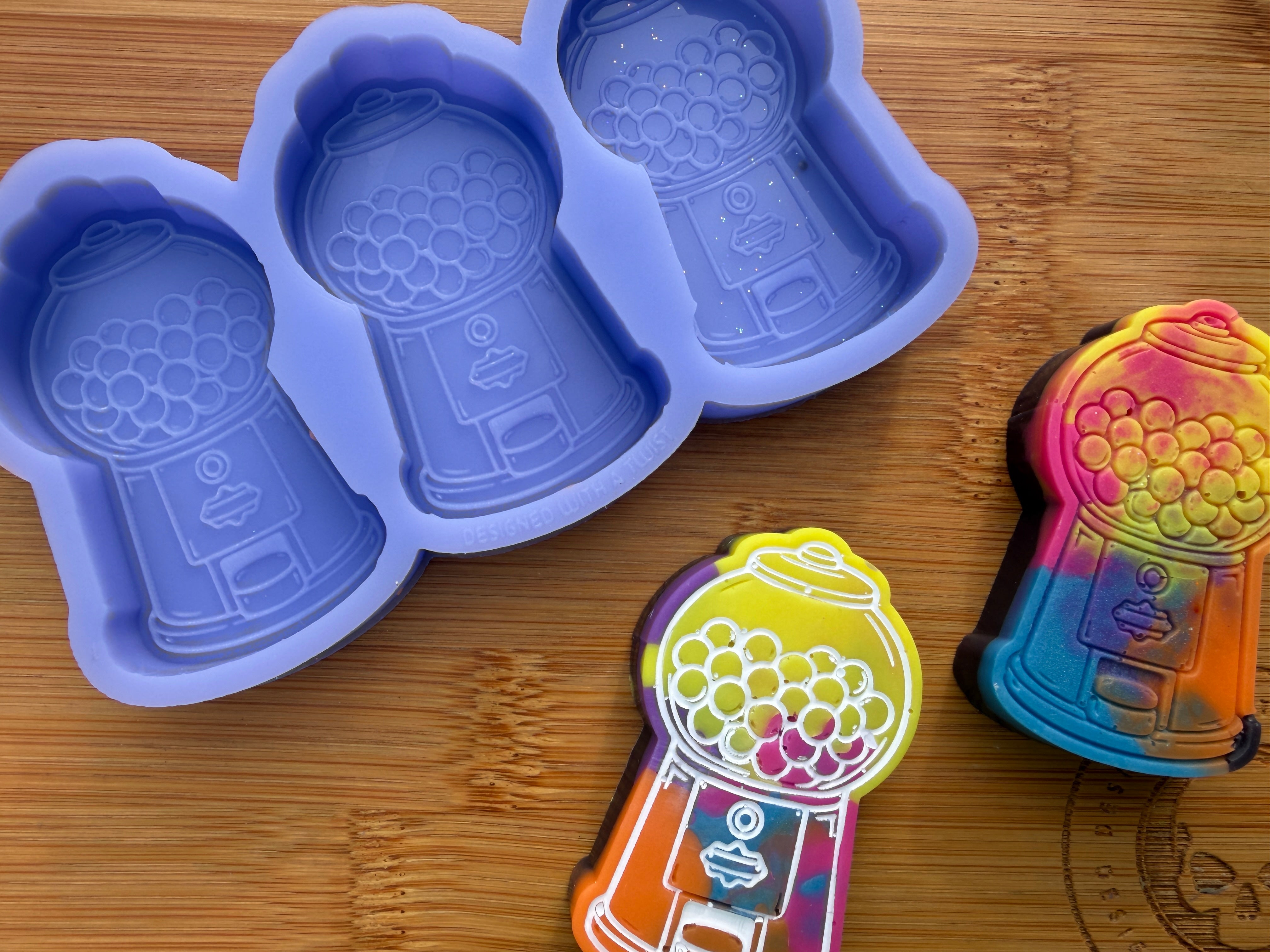 Gumball Machine Silicone Mold Trio