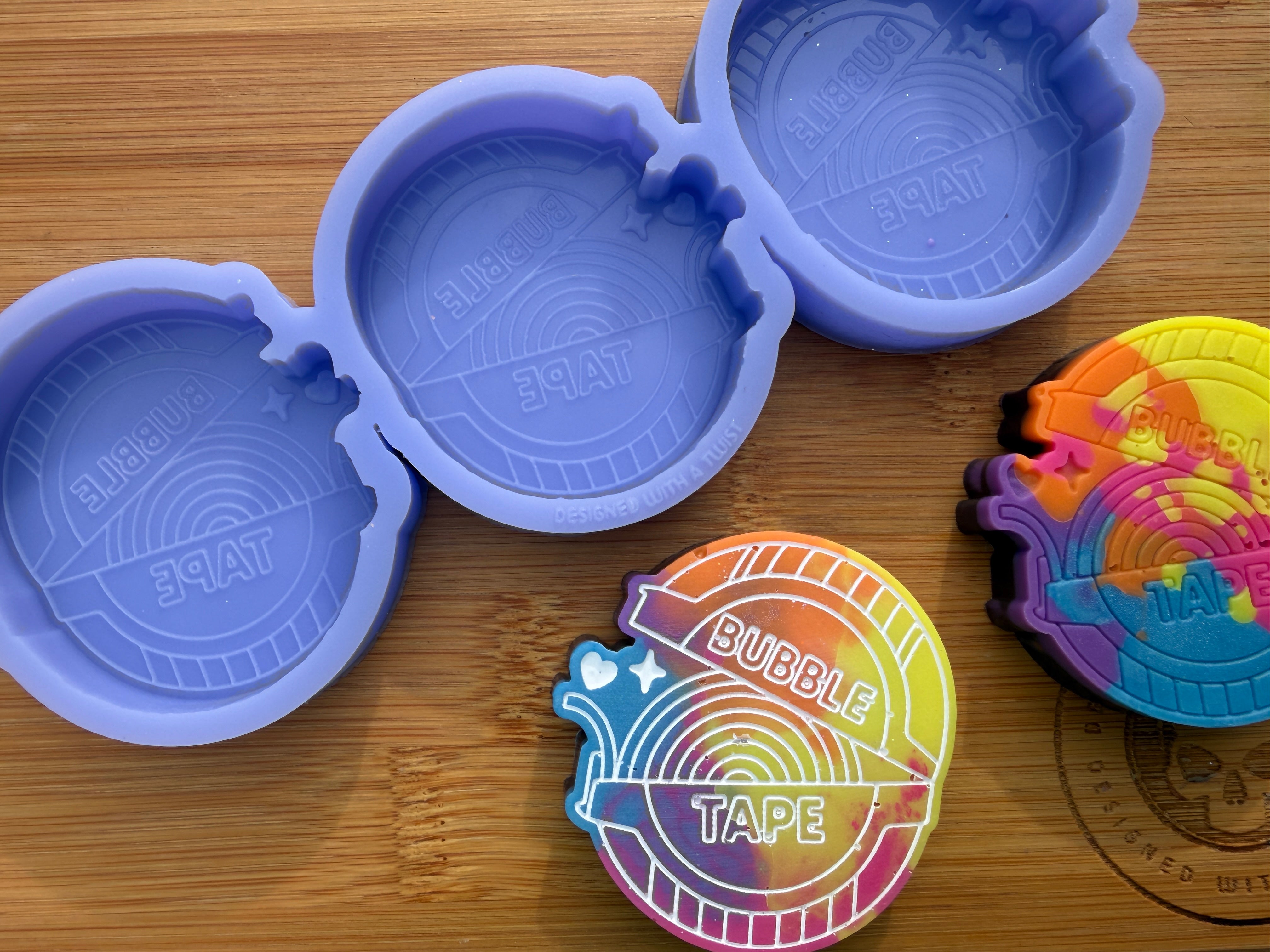 Bubble Gum Tape Silicone Mold Trio