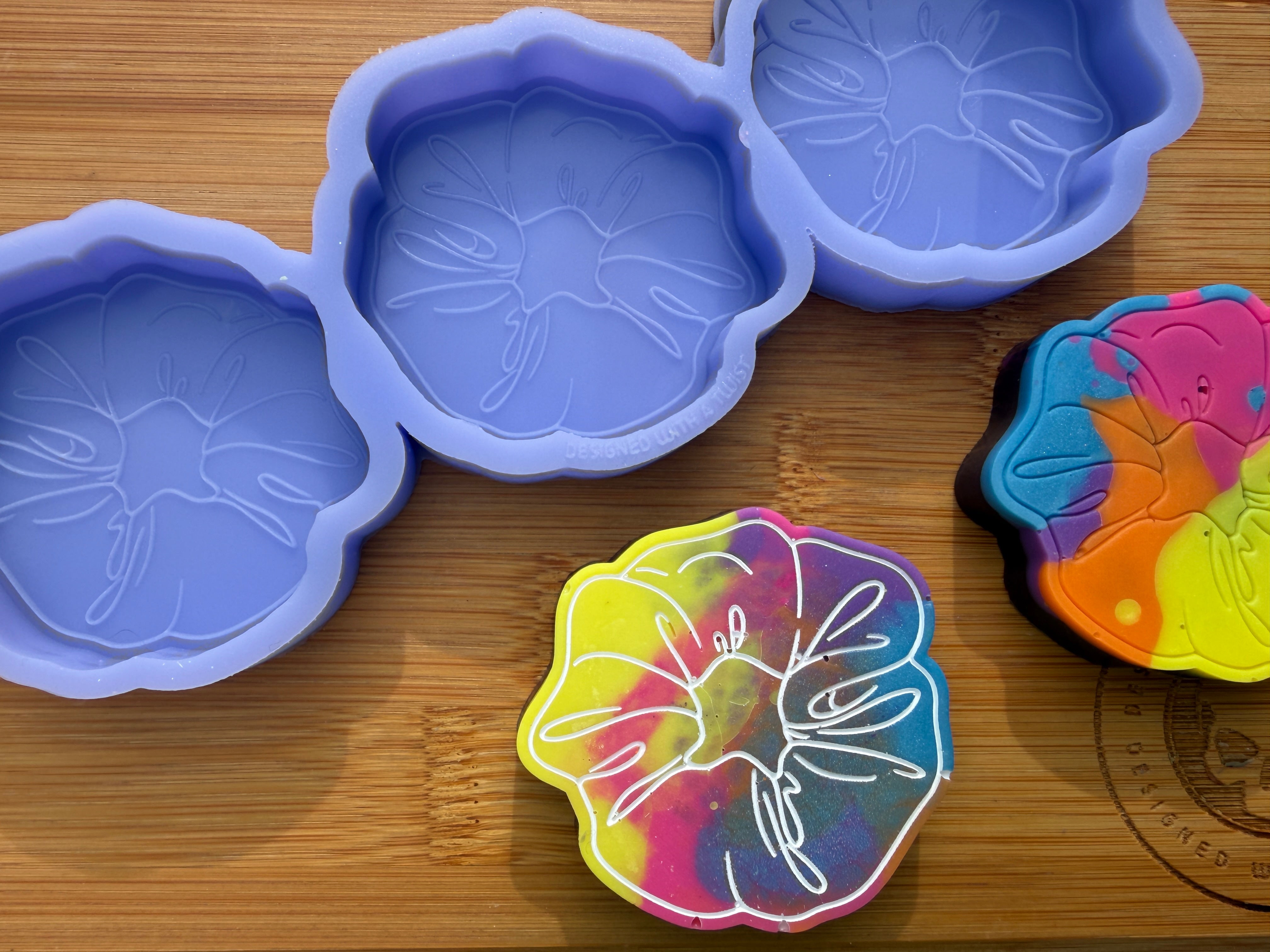 Scrunchie Silicone Mold Trio