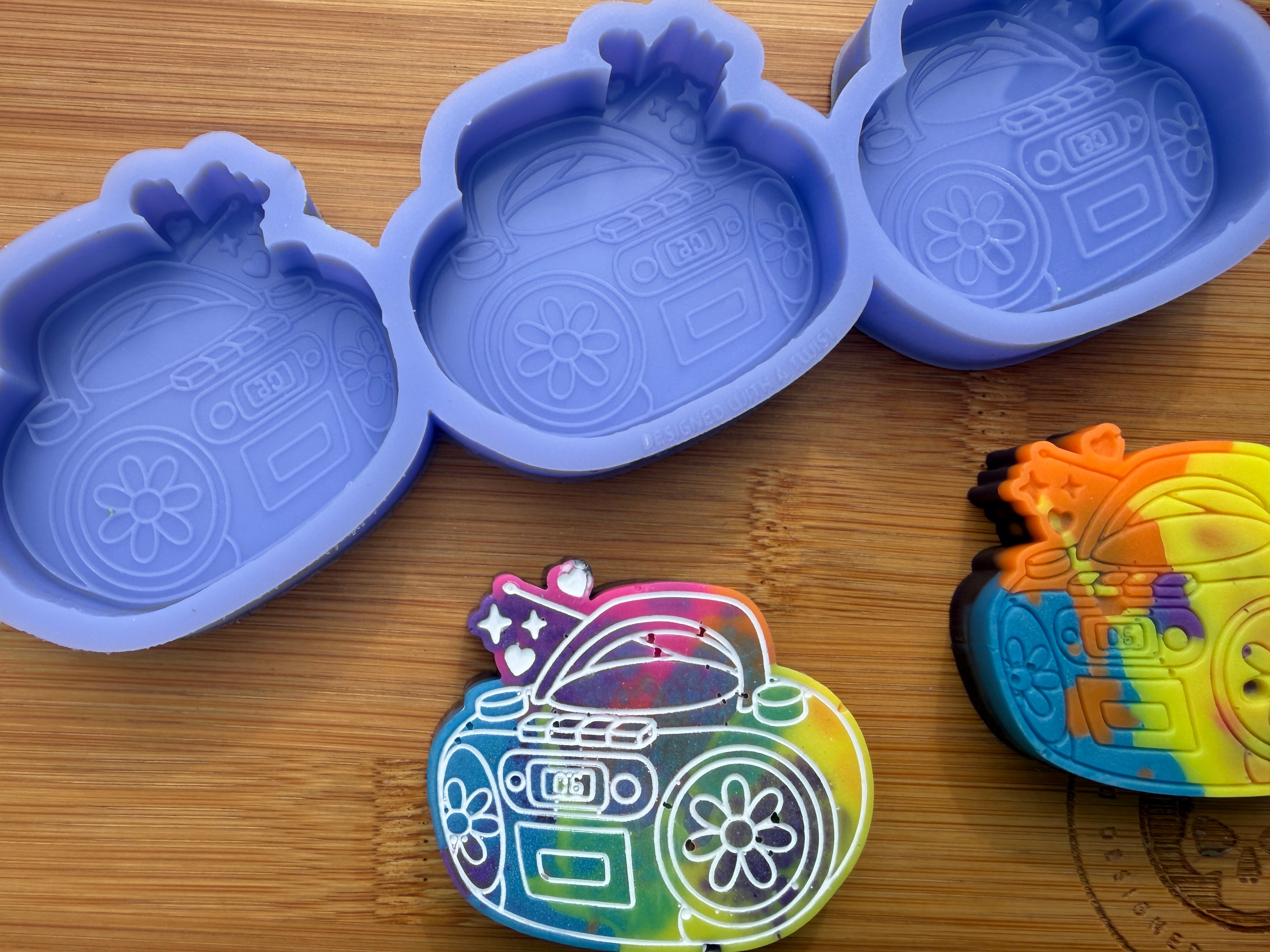 90's Stereo Silicone Mold Trio