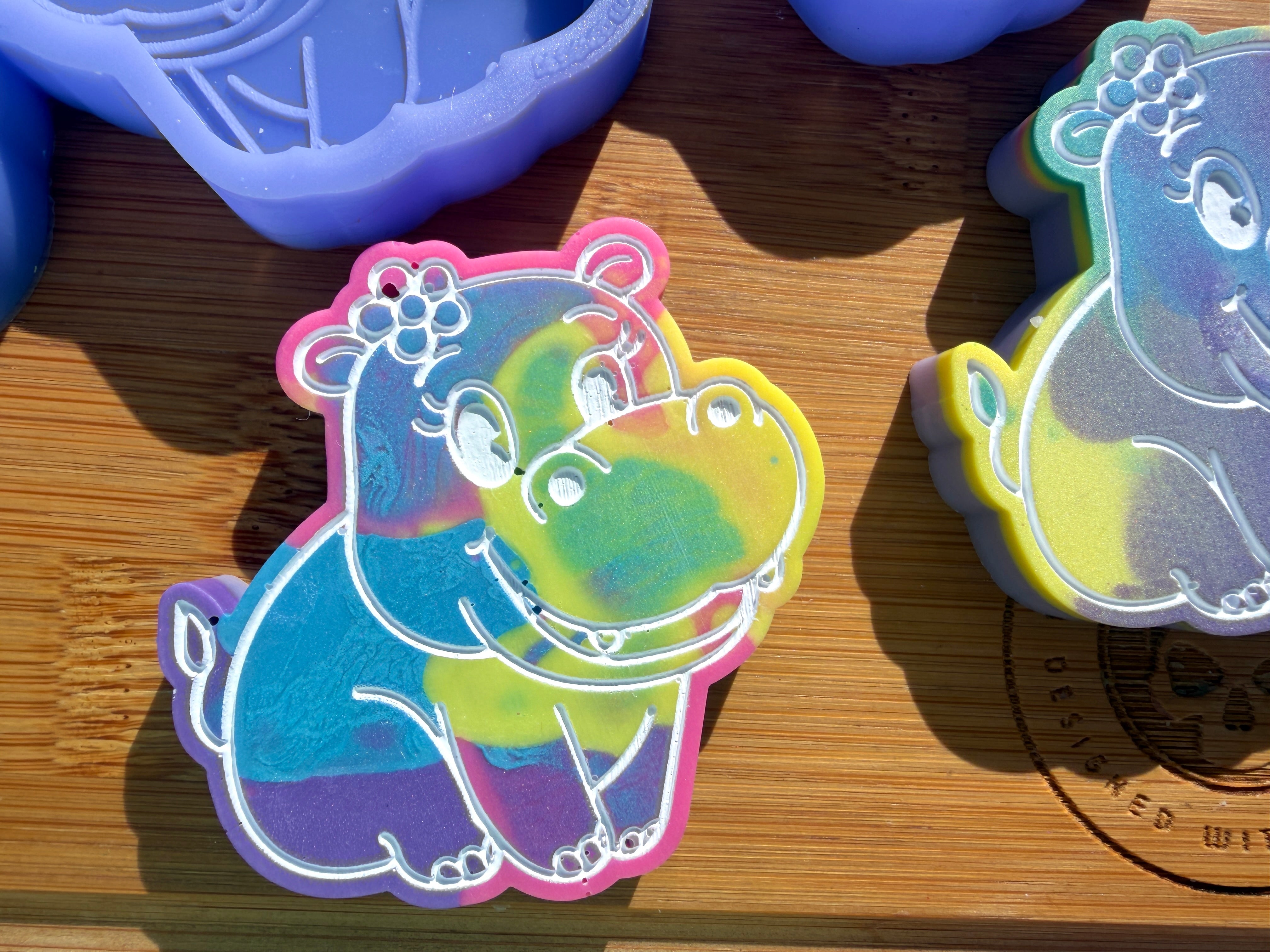 Hippo Silicone Trio Mold