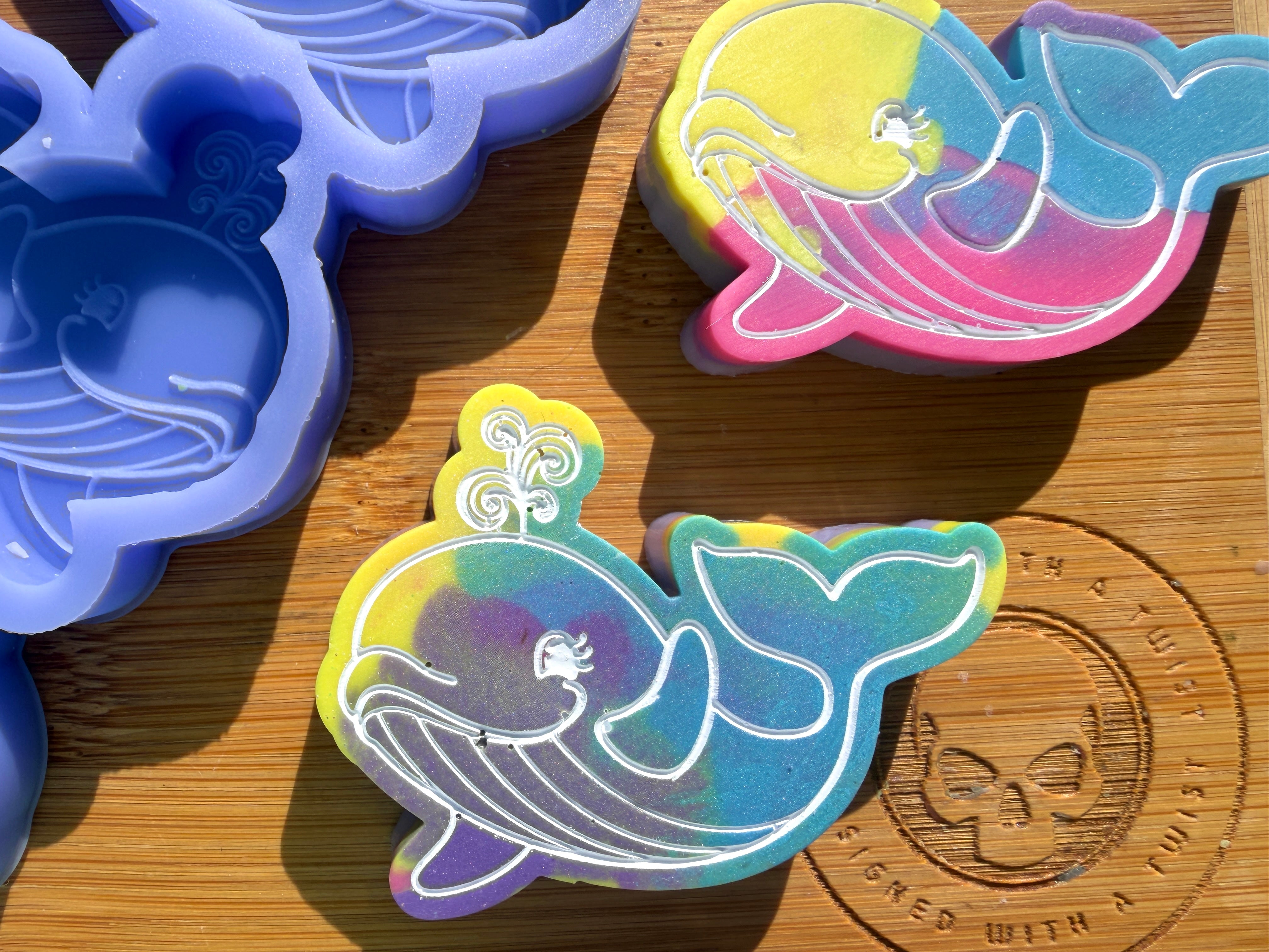 Whale Silicone Trio Mold