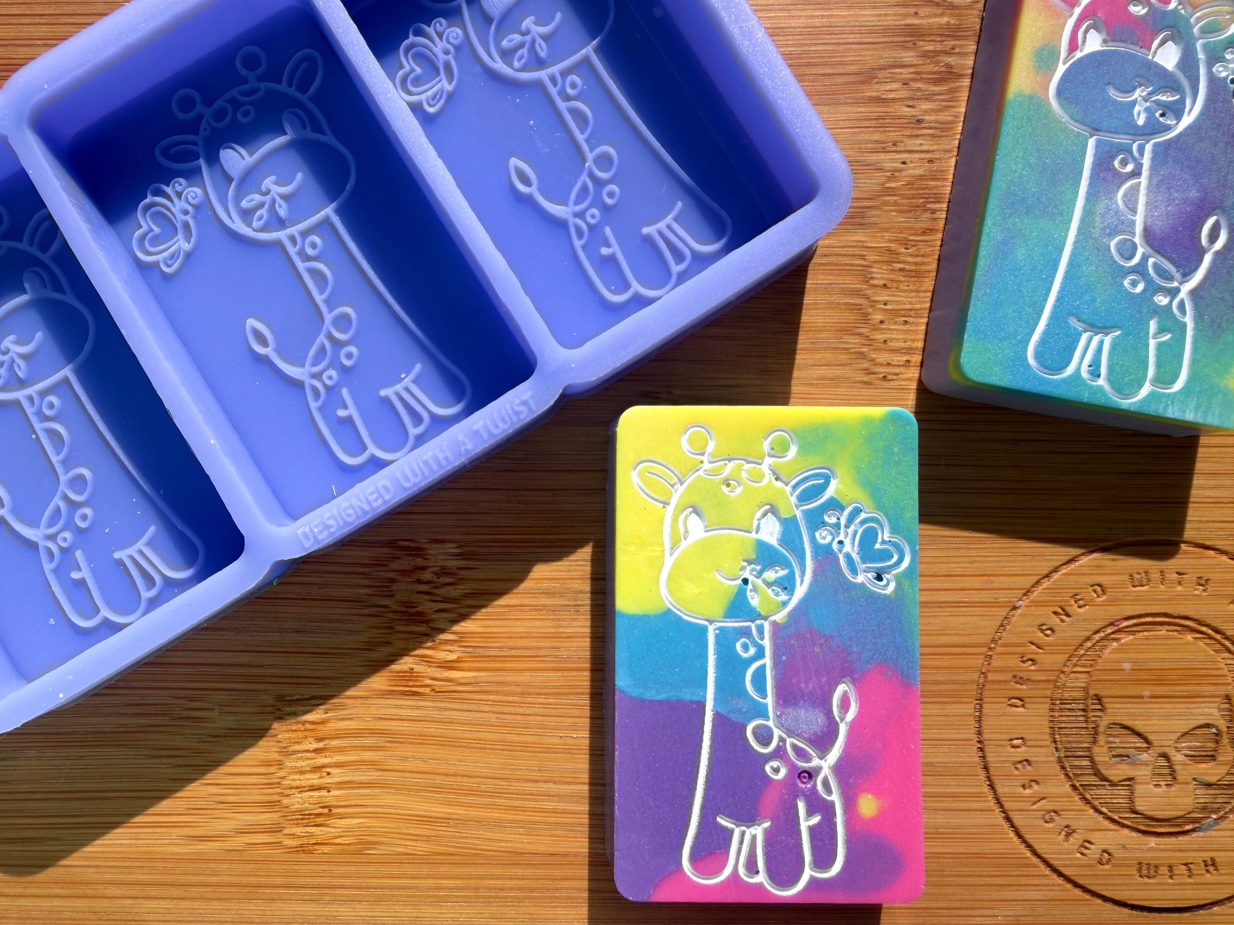 Giraffe Silicone Trio Mold