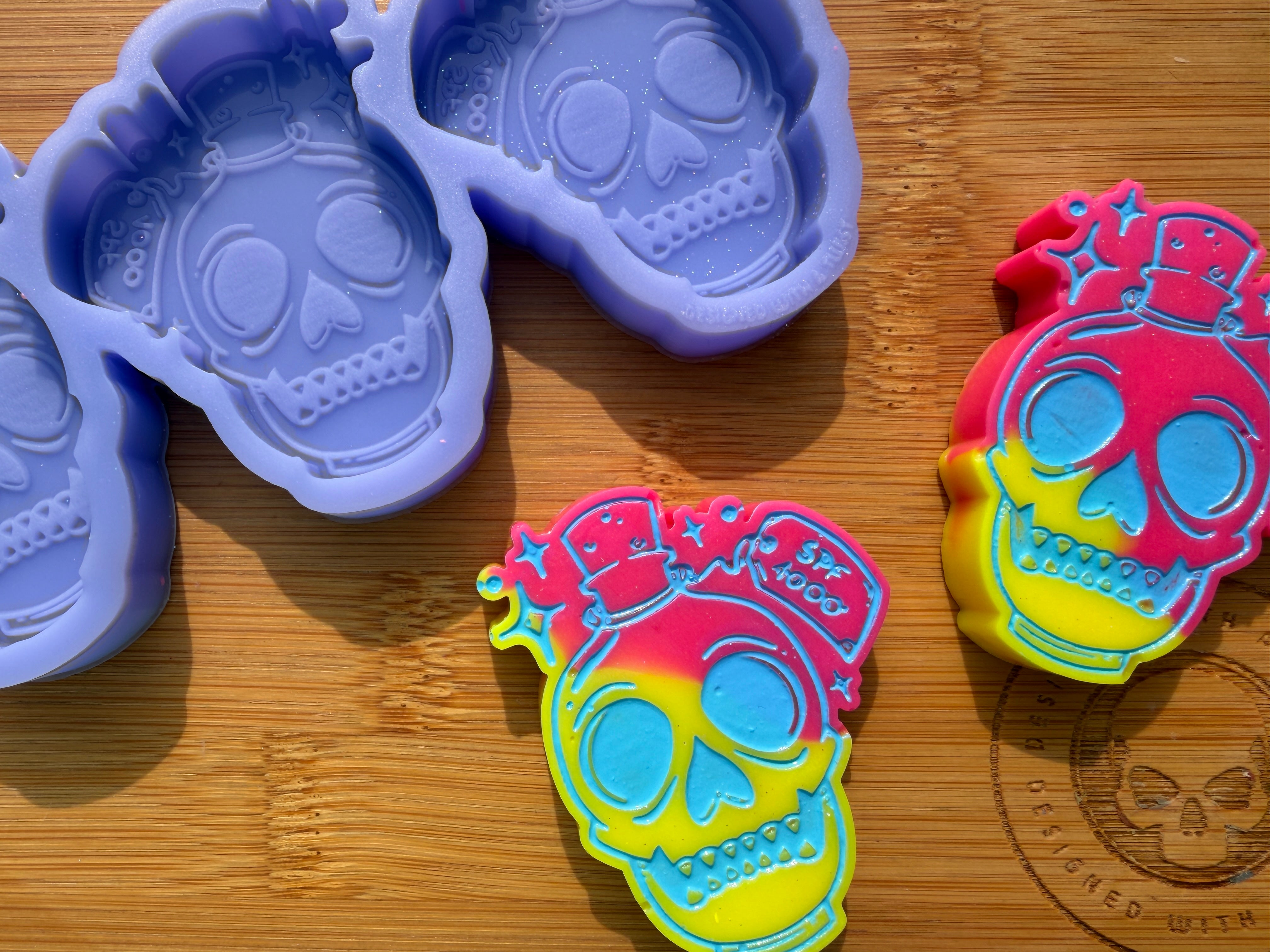 SPF 1000 Skull Silicone Trio Mold