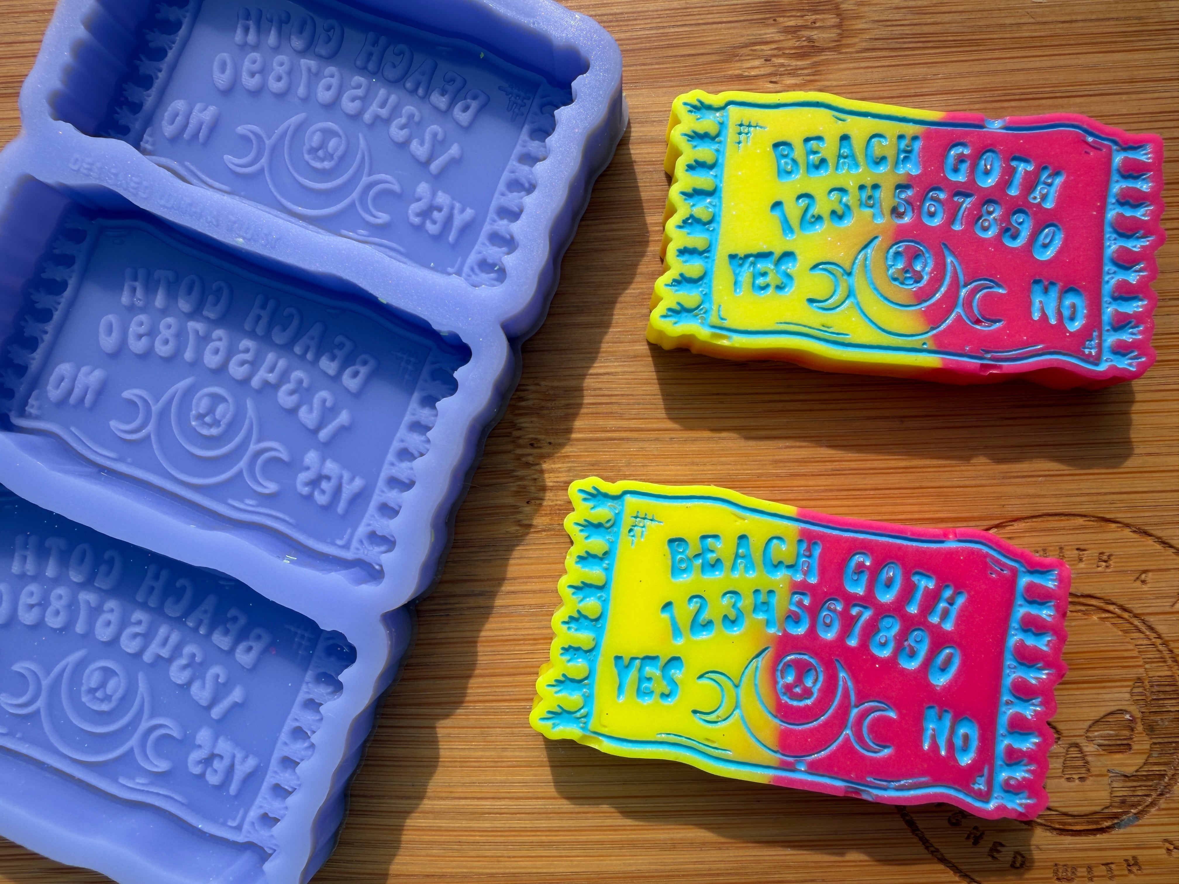 Beach Goth Towel Silicone Trio Mold