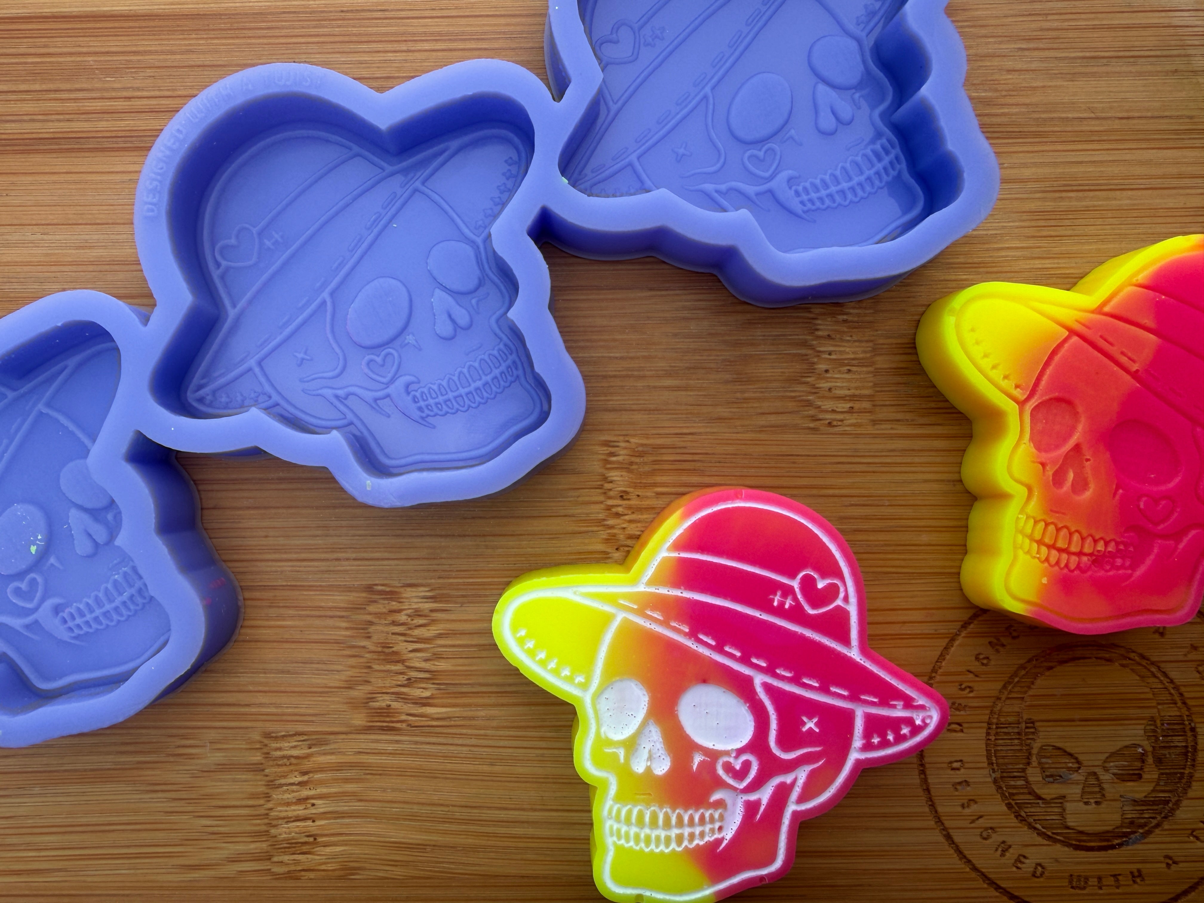 Mr Sunhat Skelly Silicone Mold - 3 Cavities