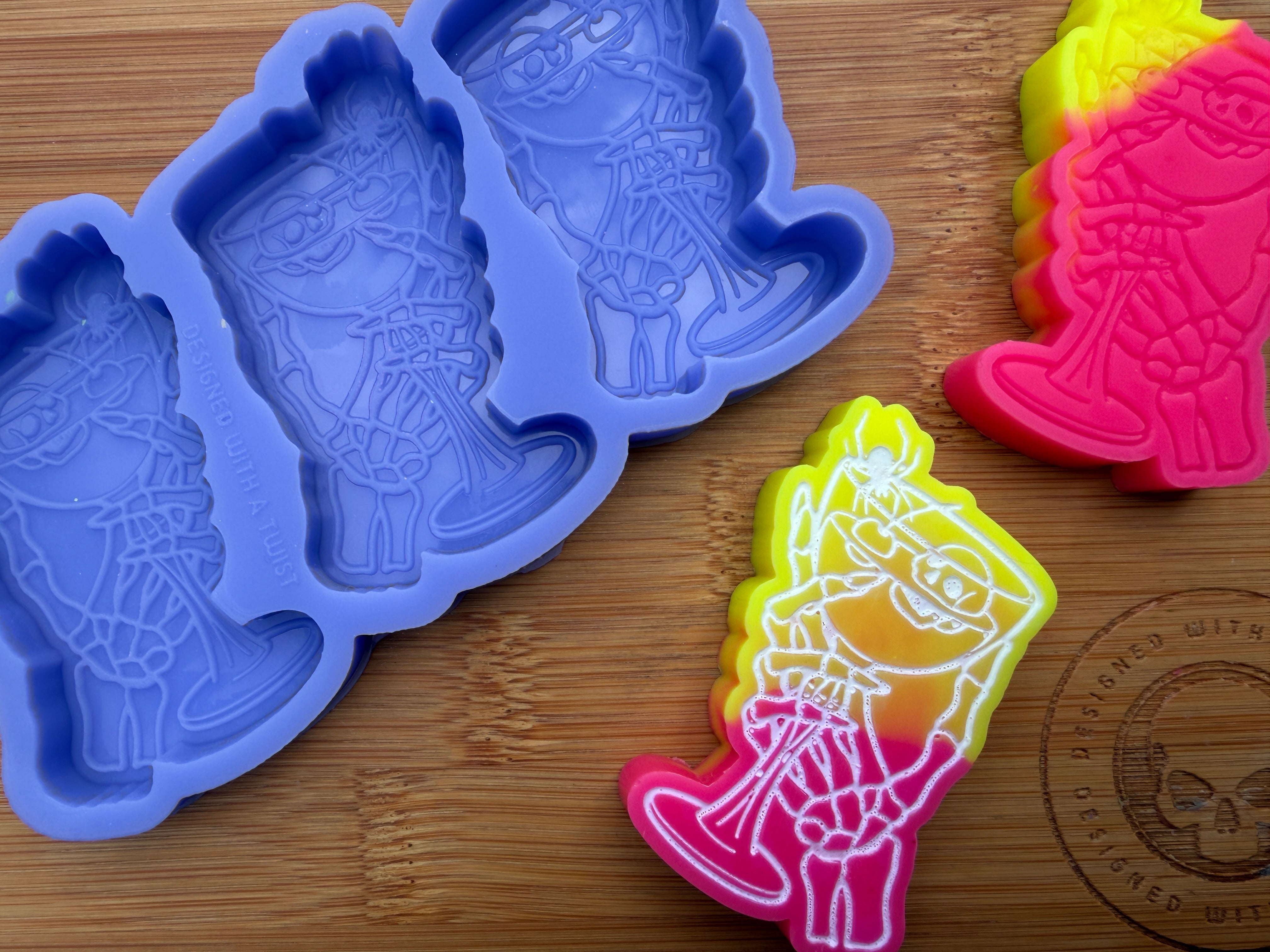 Skull Cocktail Silicone Mold - 3 Cavities