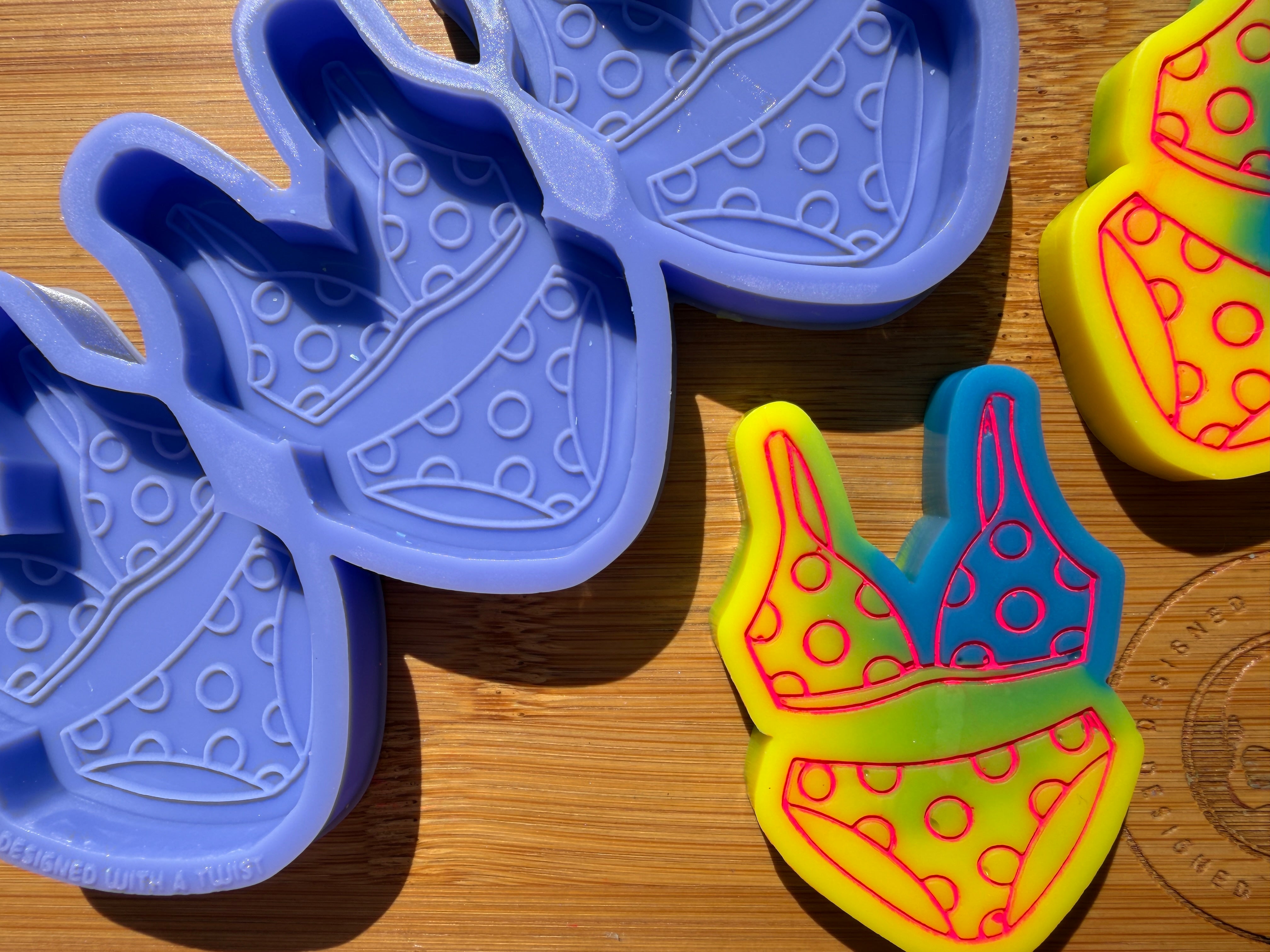 Itsy Bitsy Bikini Silicone Mold - 3 Cavities