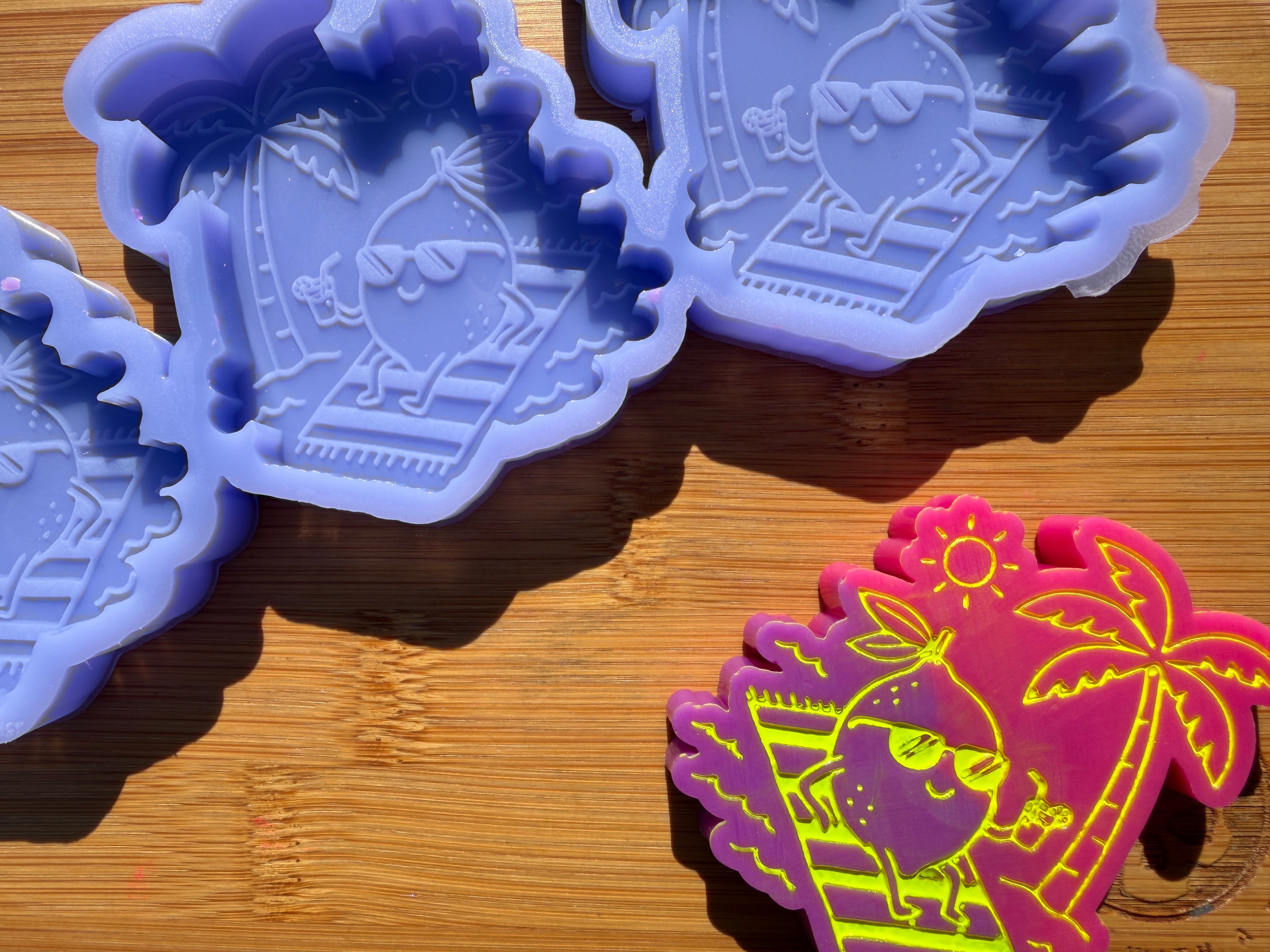 Beach Lemon Silicone Mold - 3 Cavities