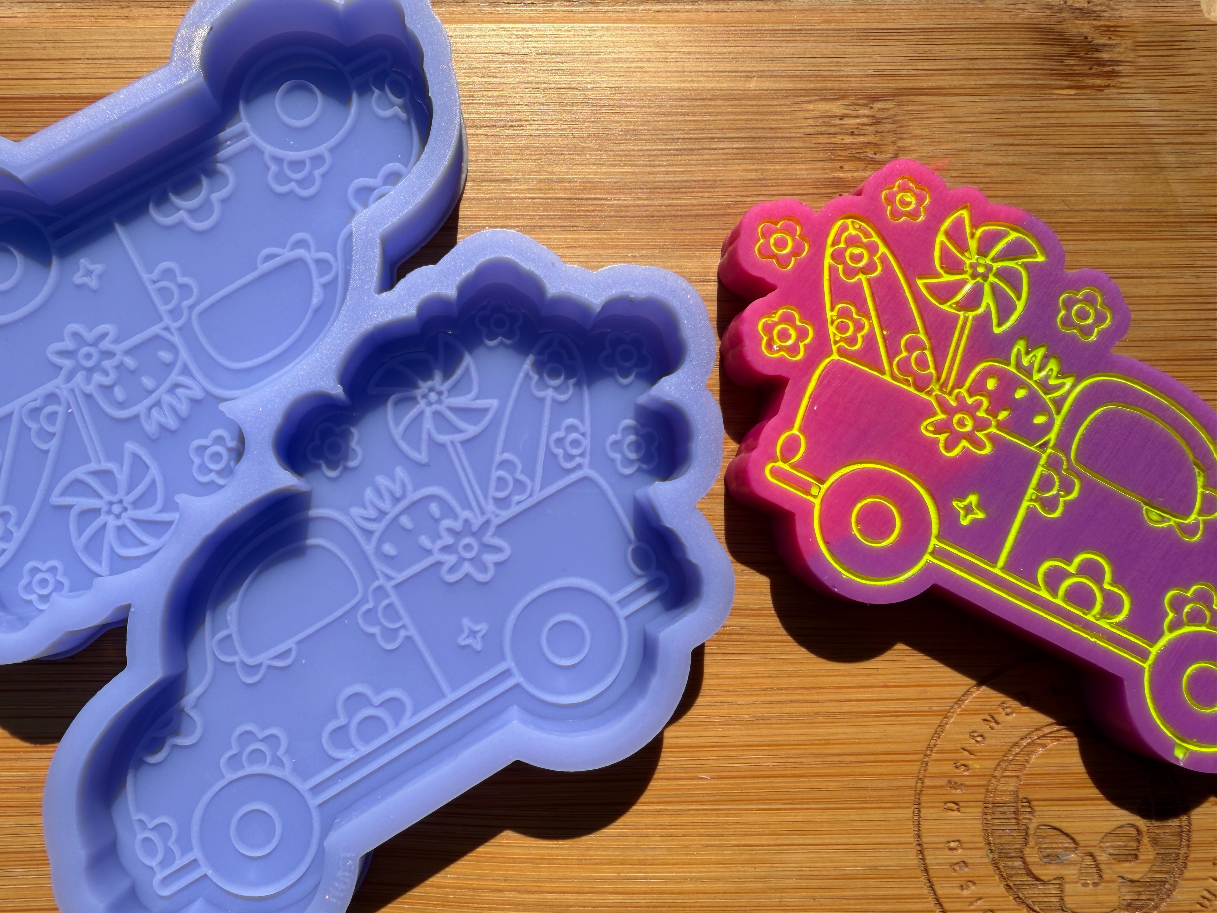 Surf Truck Silicone Mold - 2 Cavities
