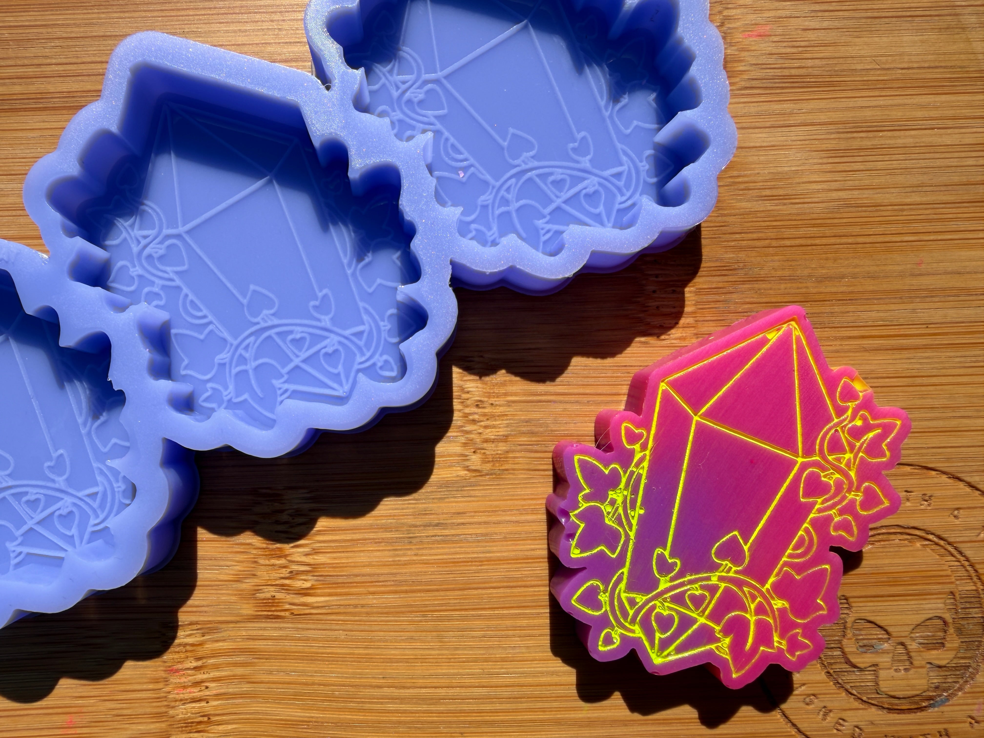 Crystal Vines Silicone Mold - 3 Cavities