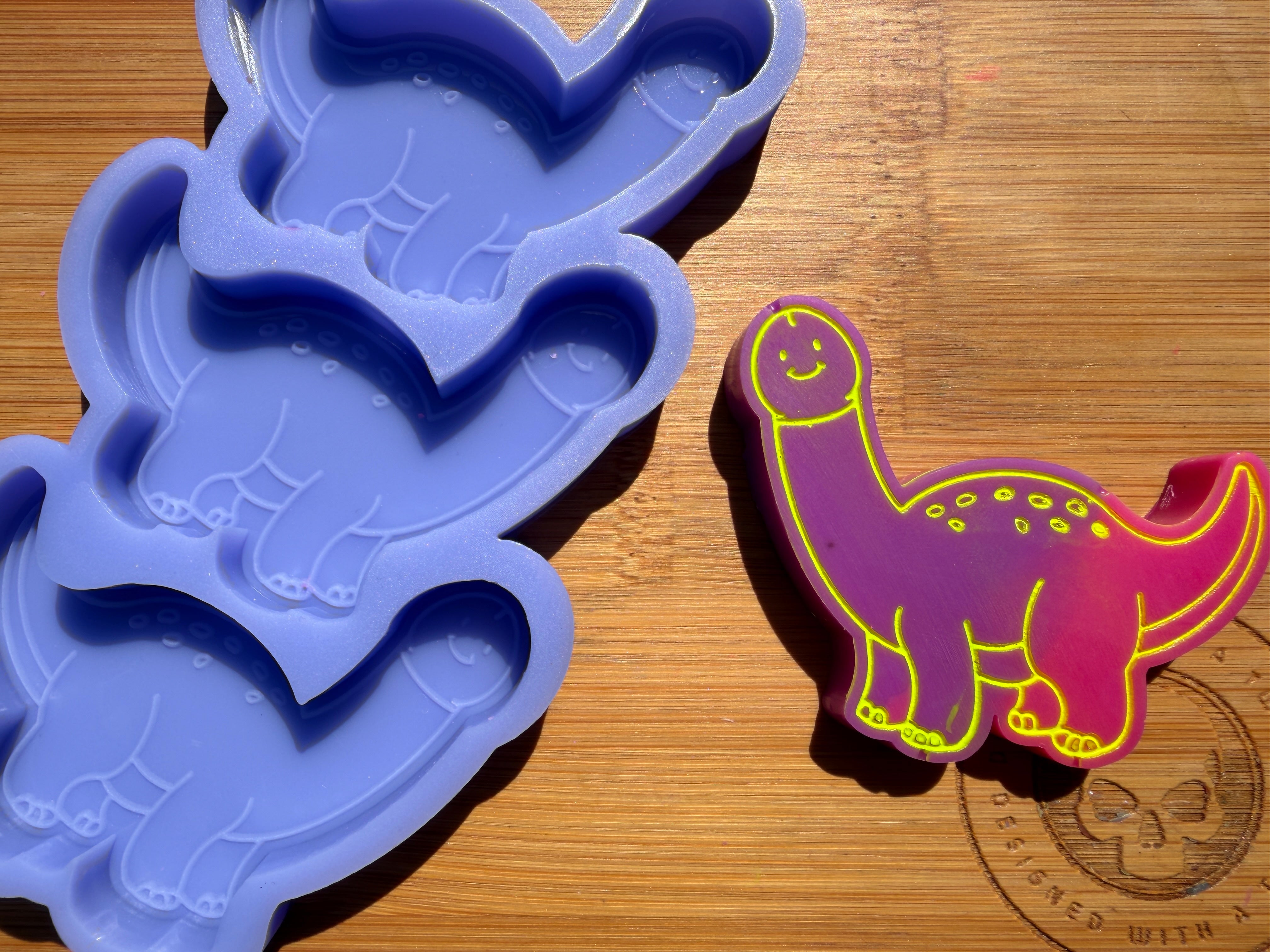 Dicklodocus Silicone Mold - 3 Cavities