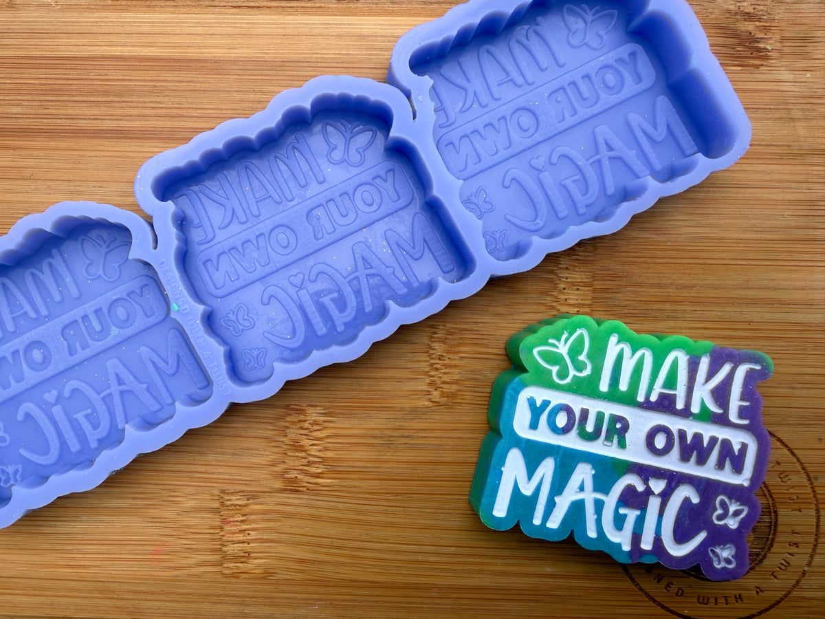 Make Your Own Magic Silicone Mold - 3 Cavities | Designed with a Twist