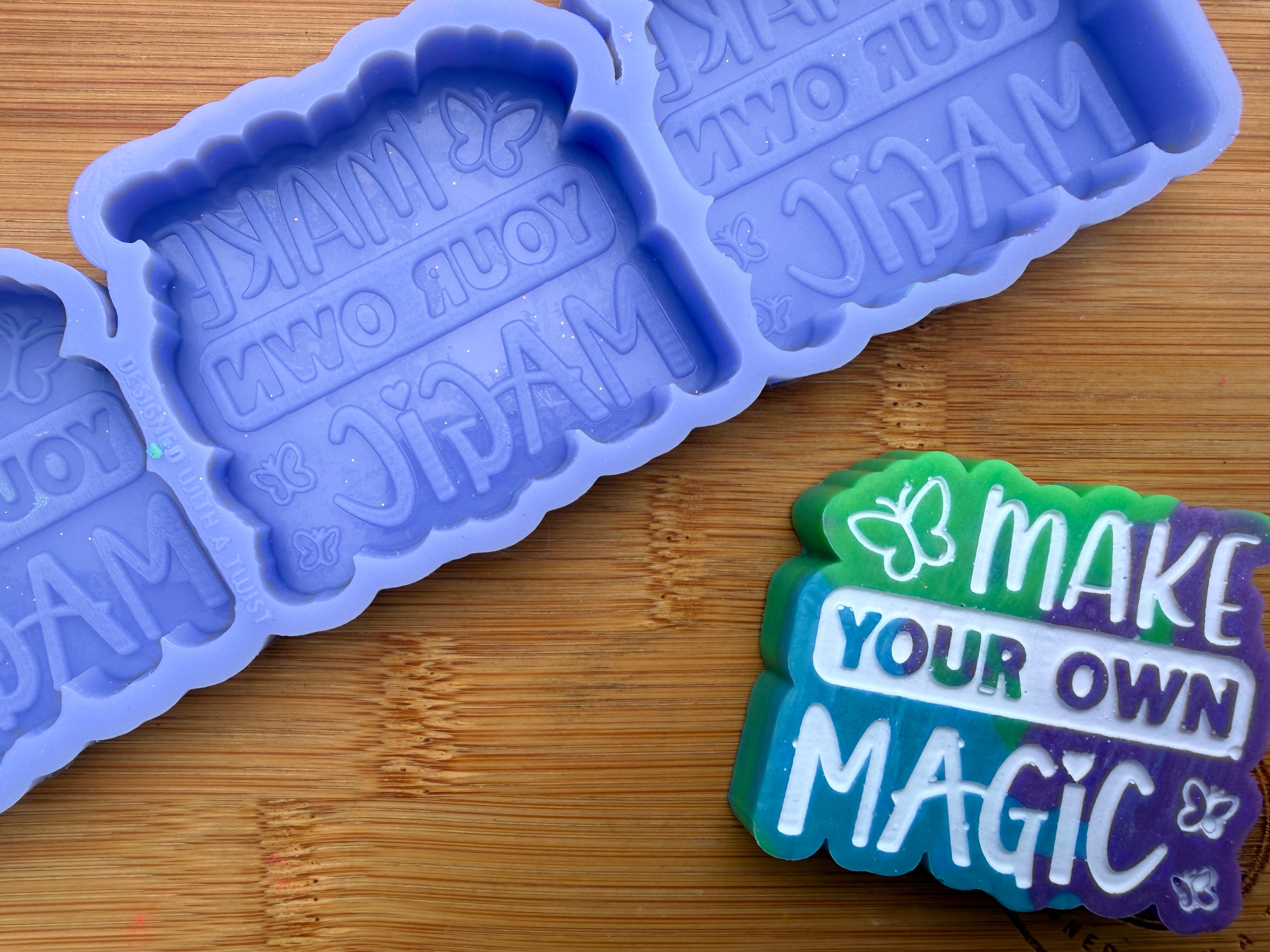 Make Your Own Magic Silicone Mold - 3 Cavities
