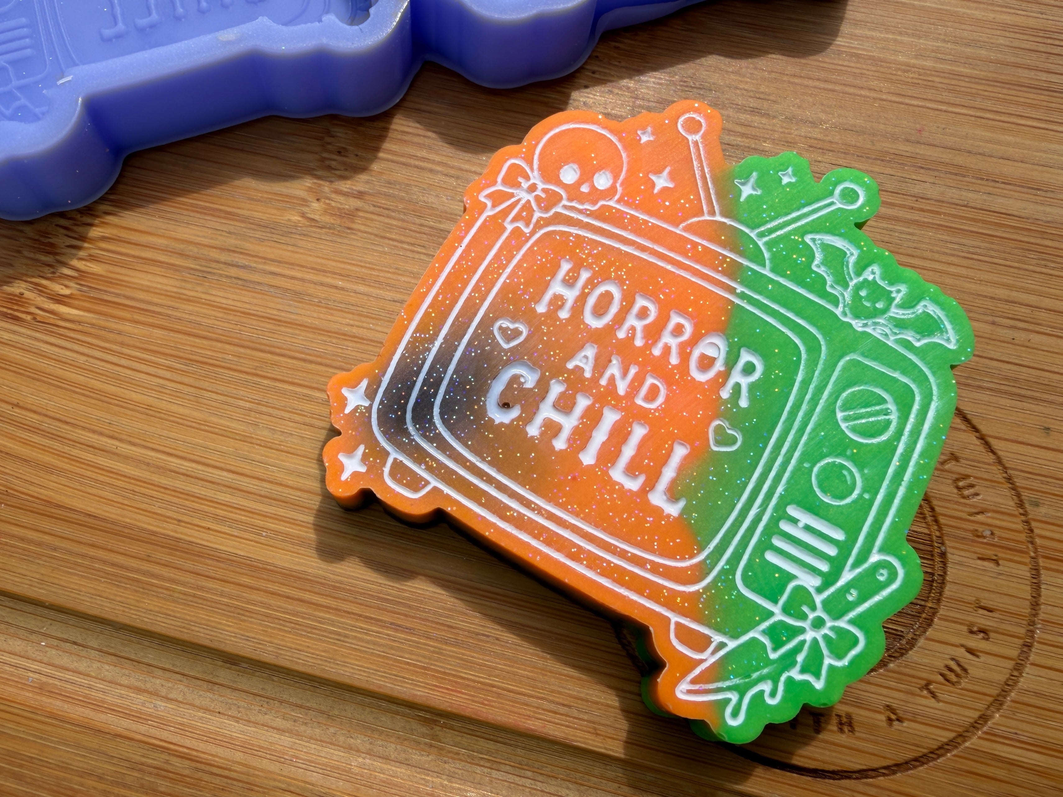 Horror TV Silicone Mold - 3 Cavities