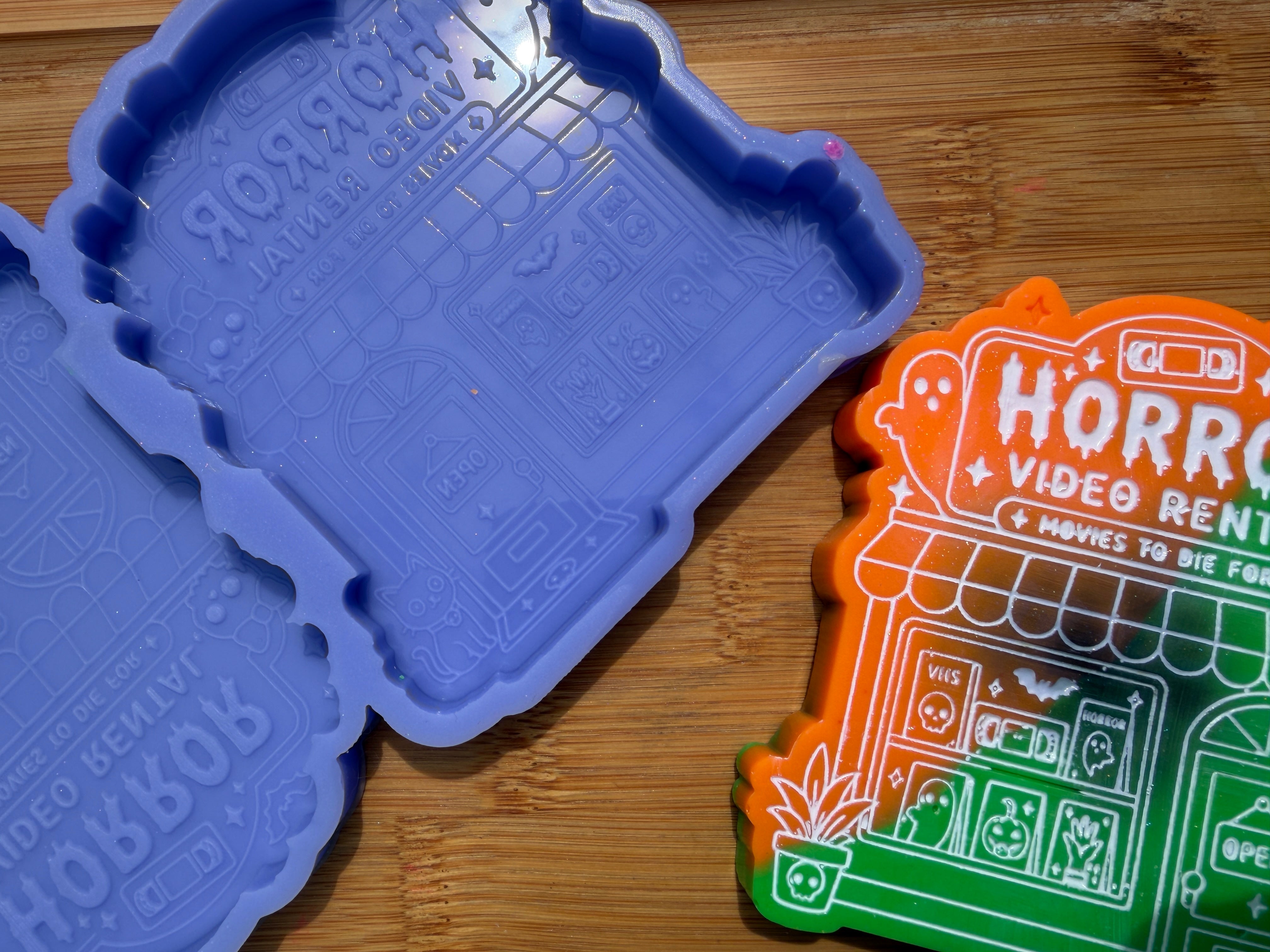 Horror Video Store Silicone Mold - 2 Cavities