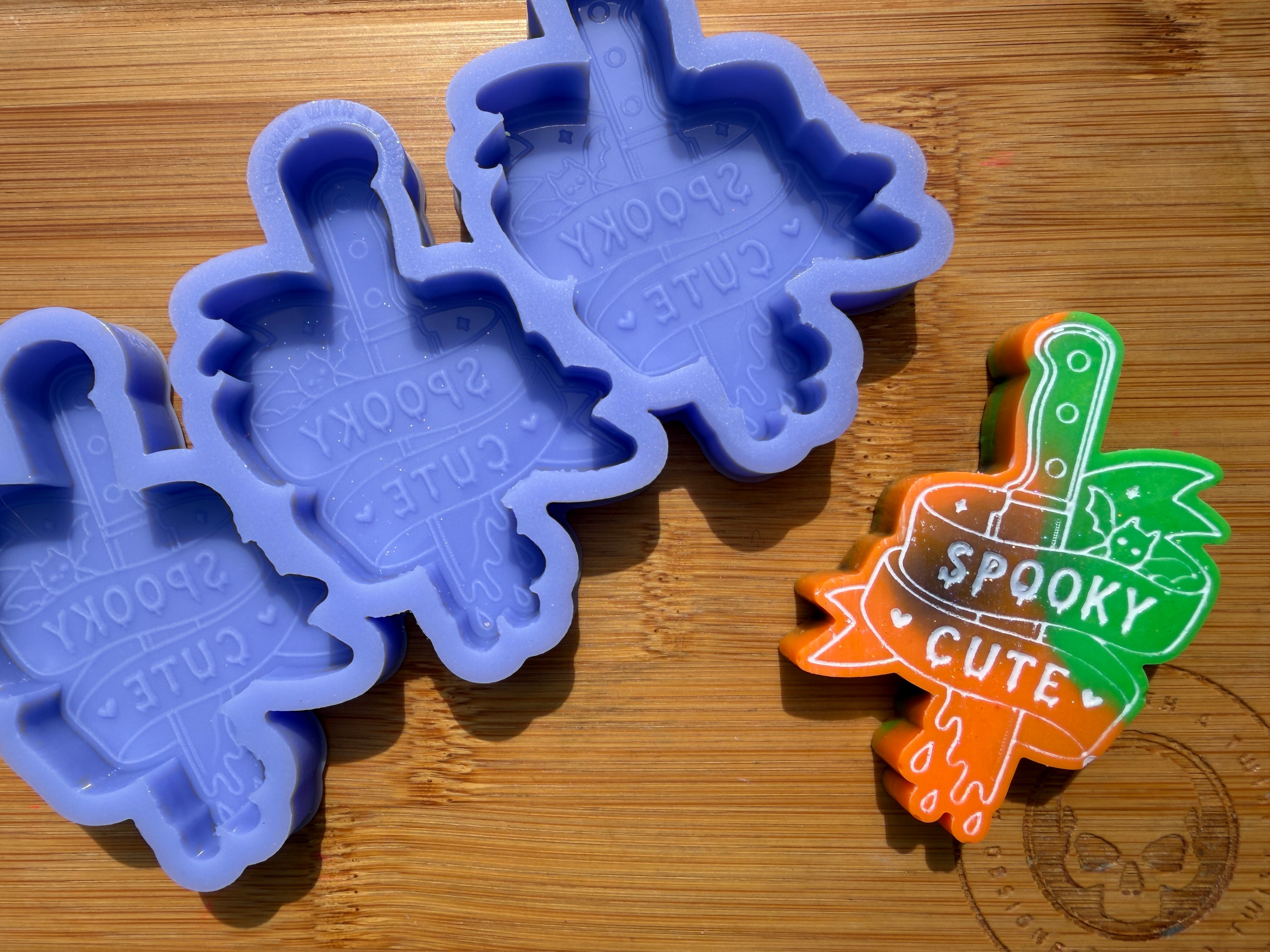 Spooky Cute Silicone Mold Mold - 3 Cavities