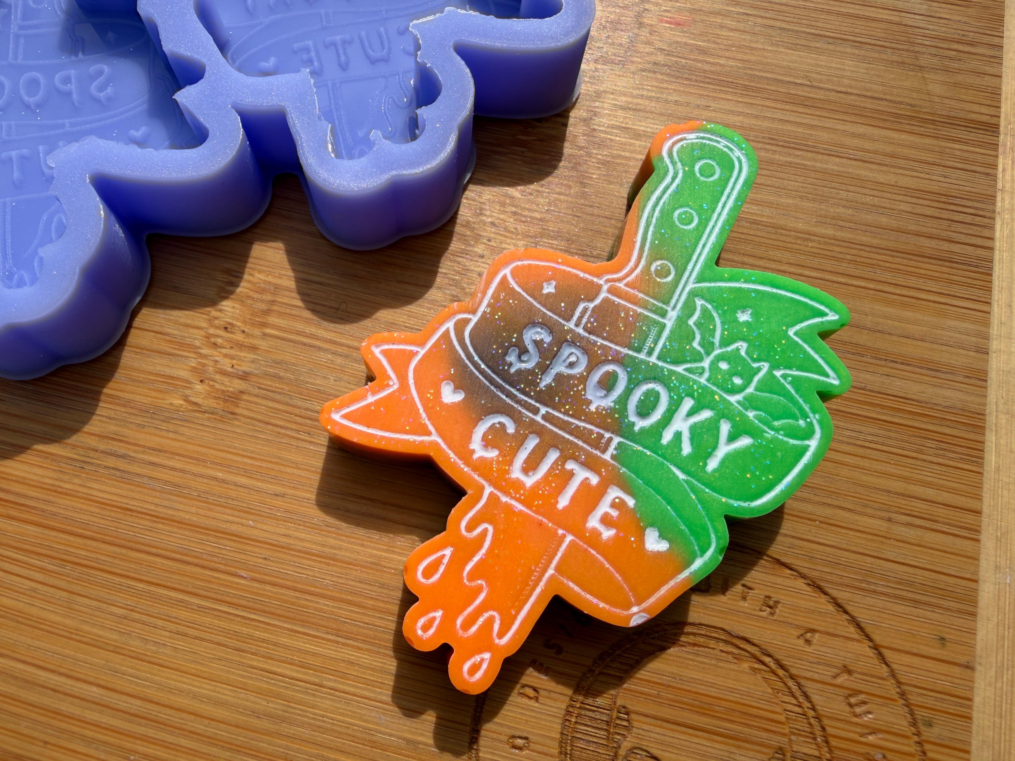 Spooky Cute Silicone Mold Mold - 3 Cavities