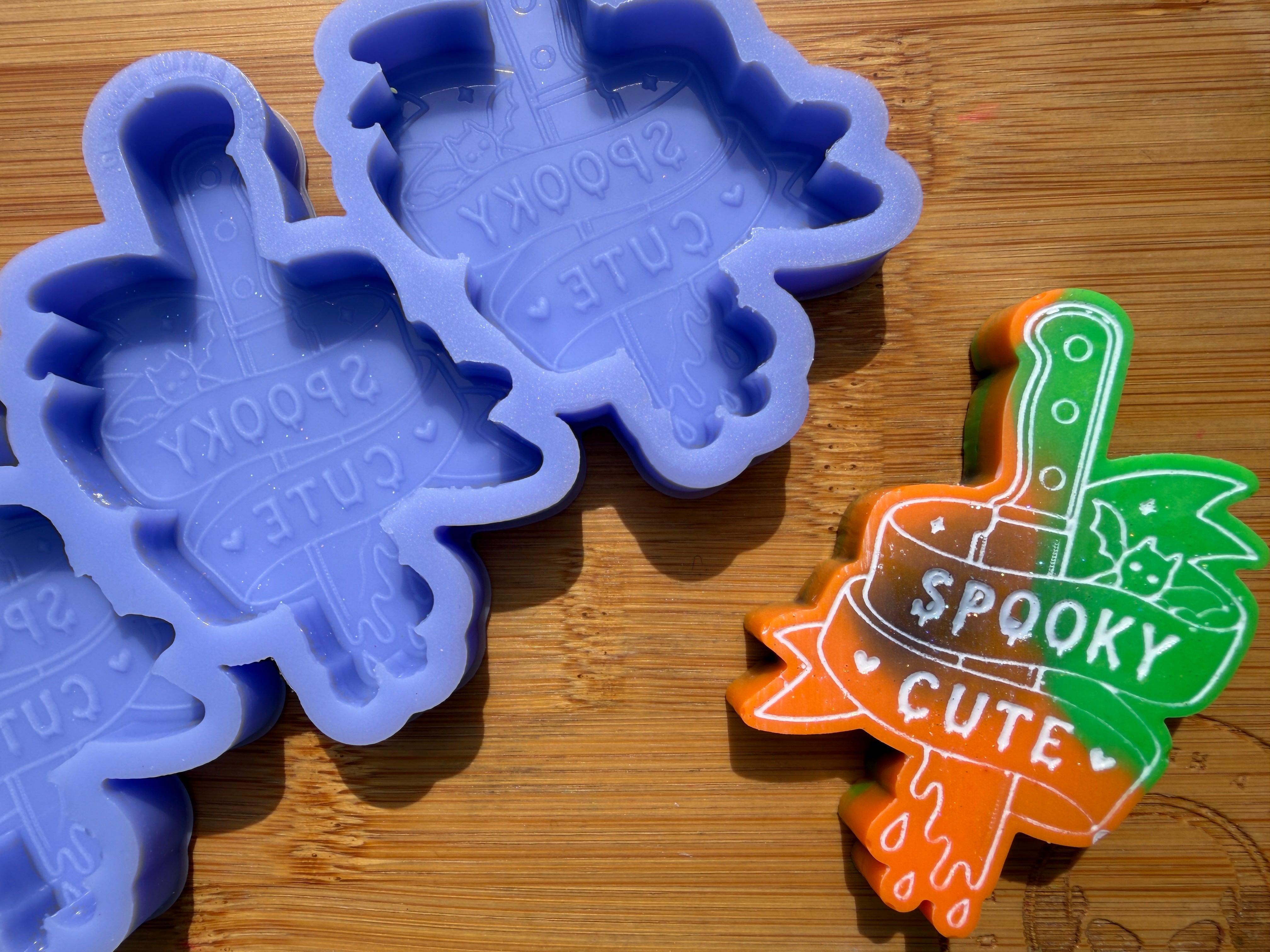 Spooky Cute Silicone Mold Mold - 3 Cavities